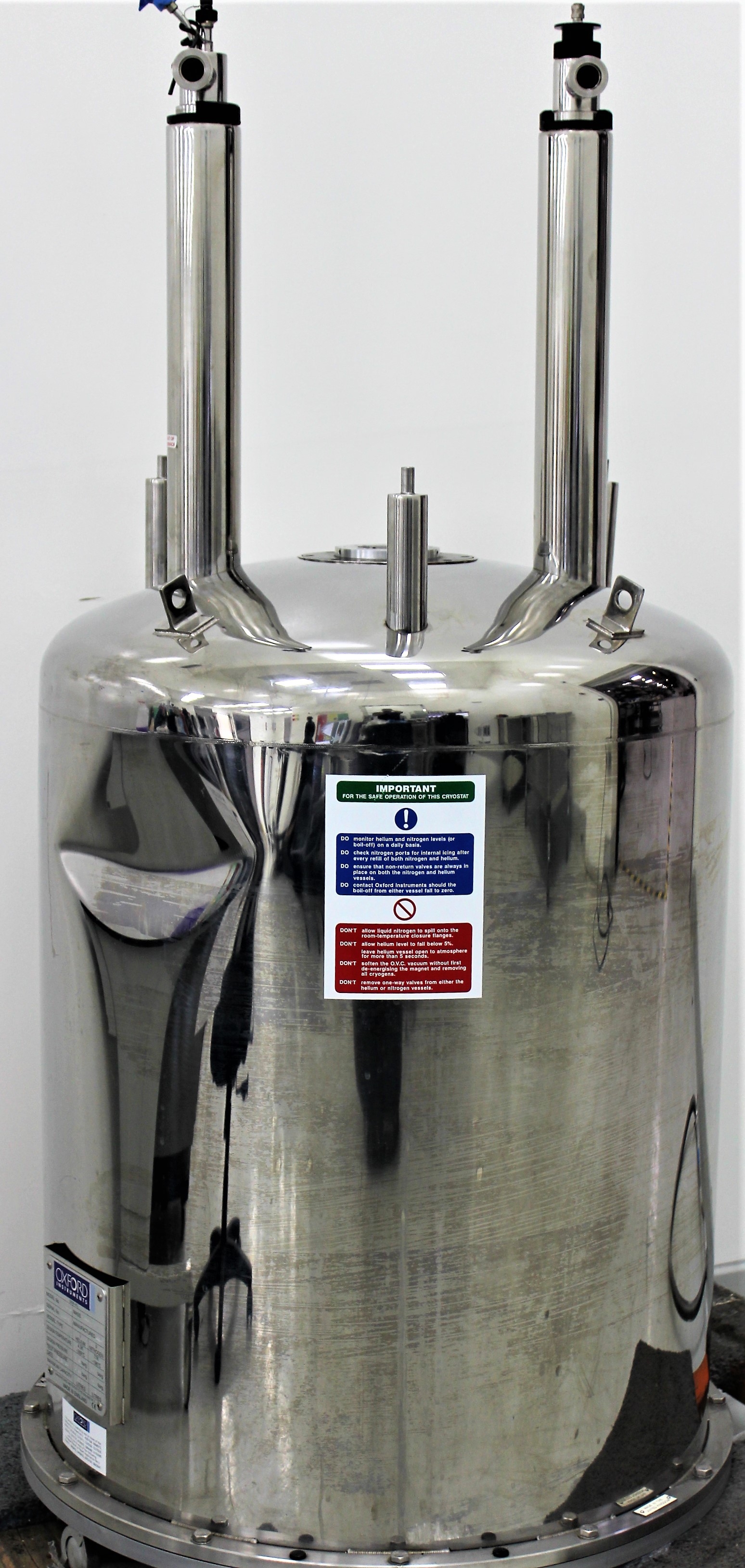 Oxford Cryomagnet NMR System Model EUR0004 Spare Parts AS-IS Needs Repair