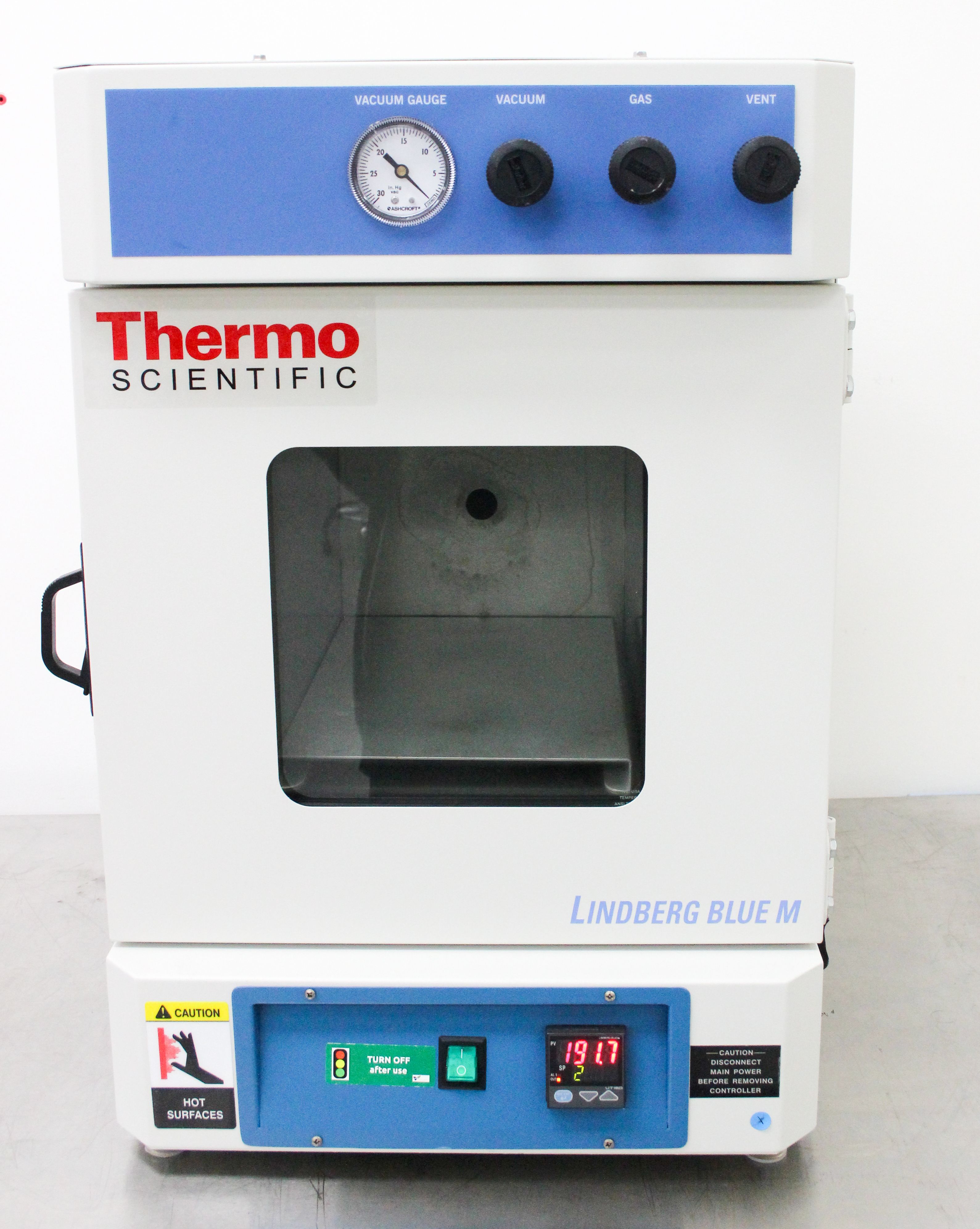 Thermo Lindberg Blue VO914A Vacuum Oven 18.6L Digital Control Used