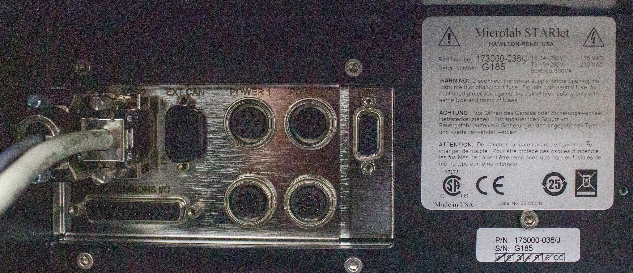 Hamilton Microlab STARlet Liquid Handler Automated Pipettor Includes Computer