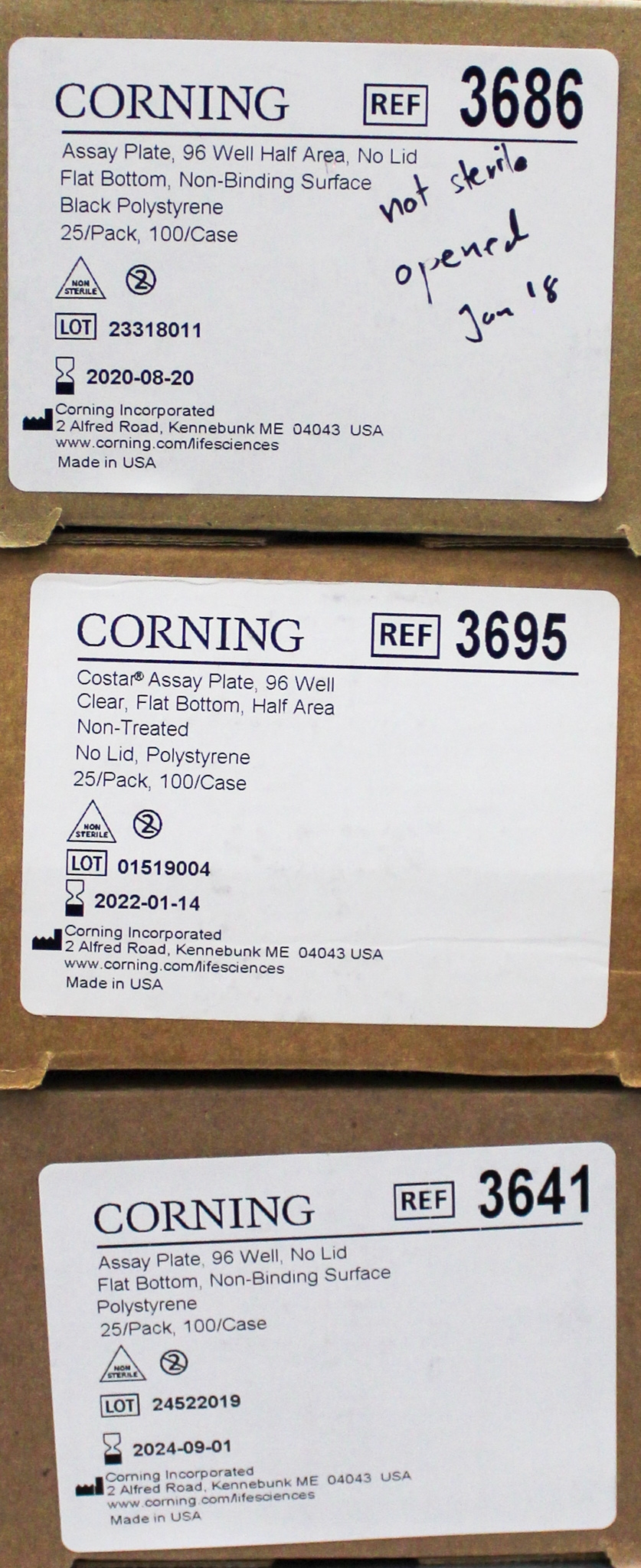 Costar Misc. Pallet of Consumables Life Science Consumables New SKU's Included Multi-Well