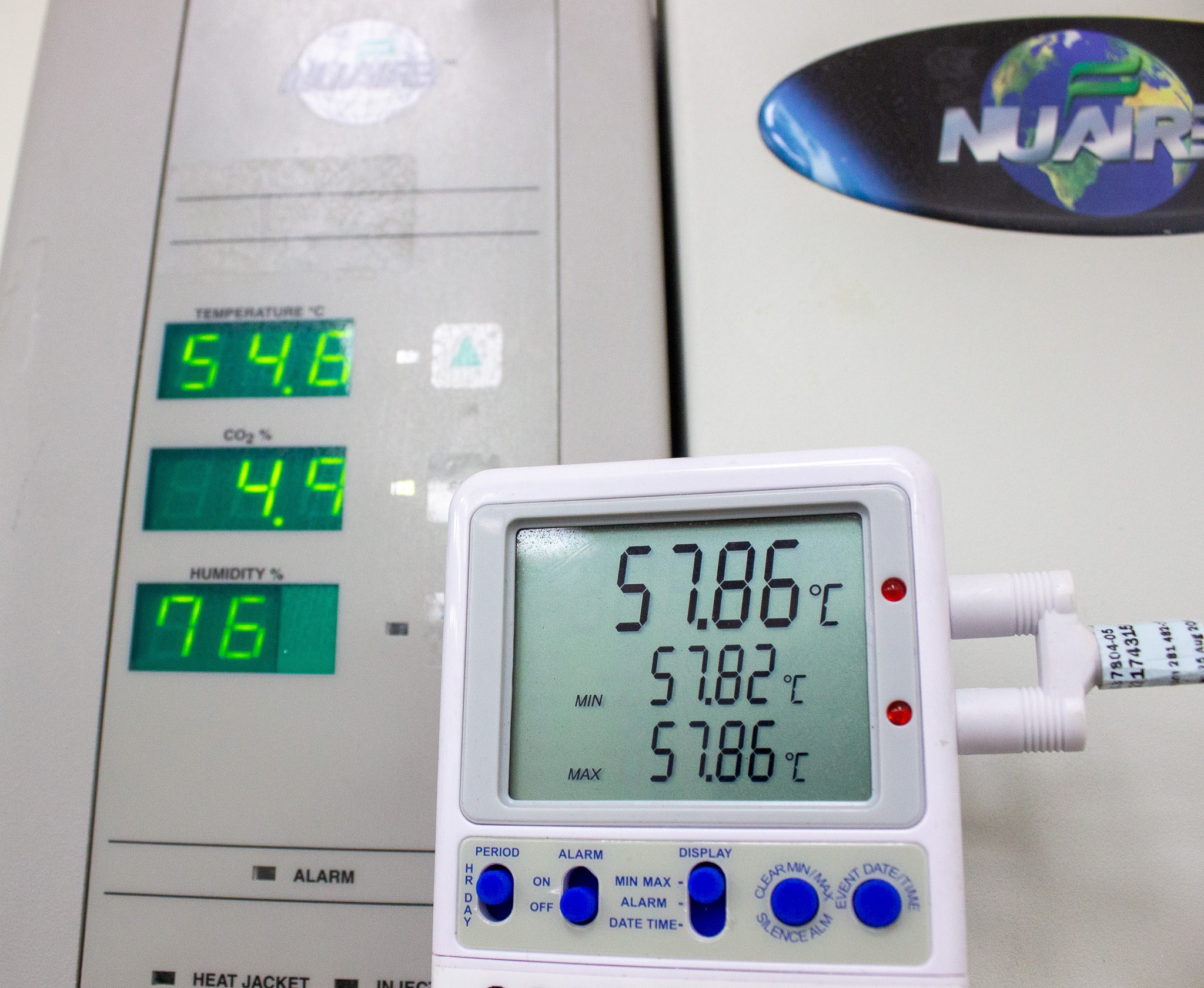 NuAire NU-4850 CO2 Incubator with 20 Gallon Water Jacket Used VG Condition