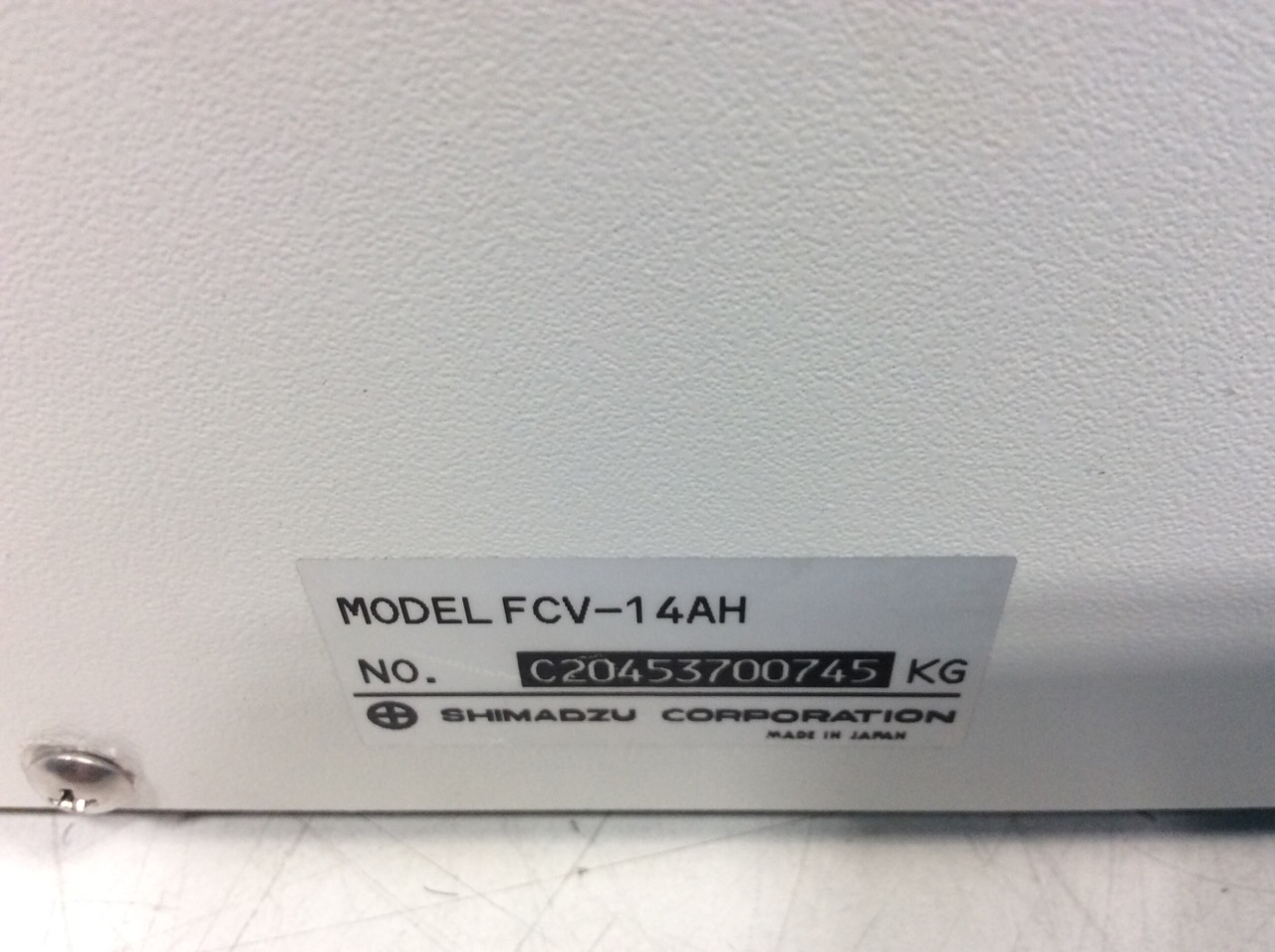 Shimadzu FCV-14AH Analytical Valve High-Pressure for Prominence Series Ovens