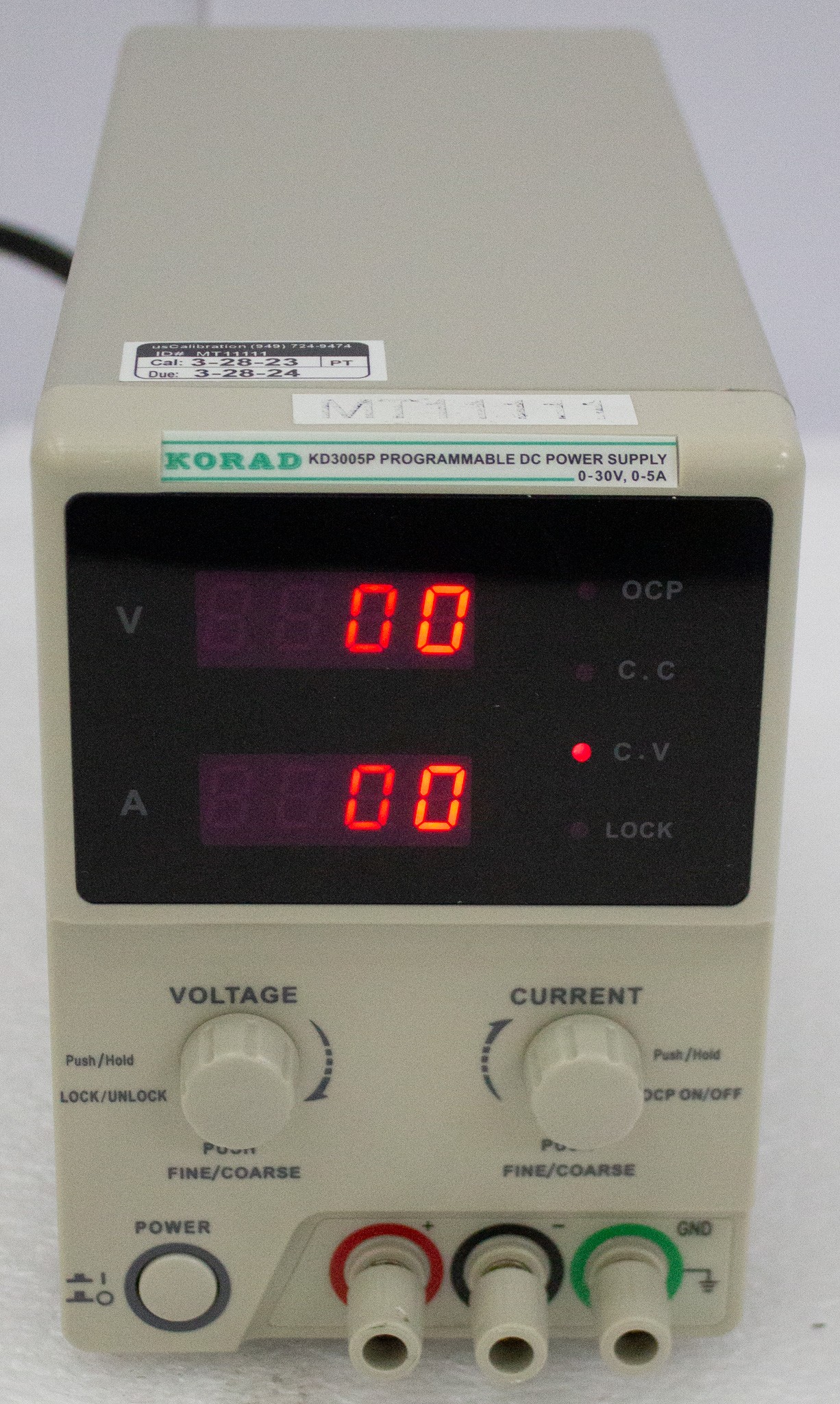 Korad KA3005P DC Power Supply 30V 5A Single-Channel Programmable USB RS232