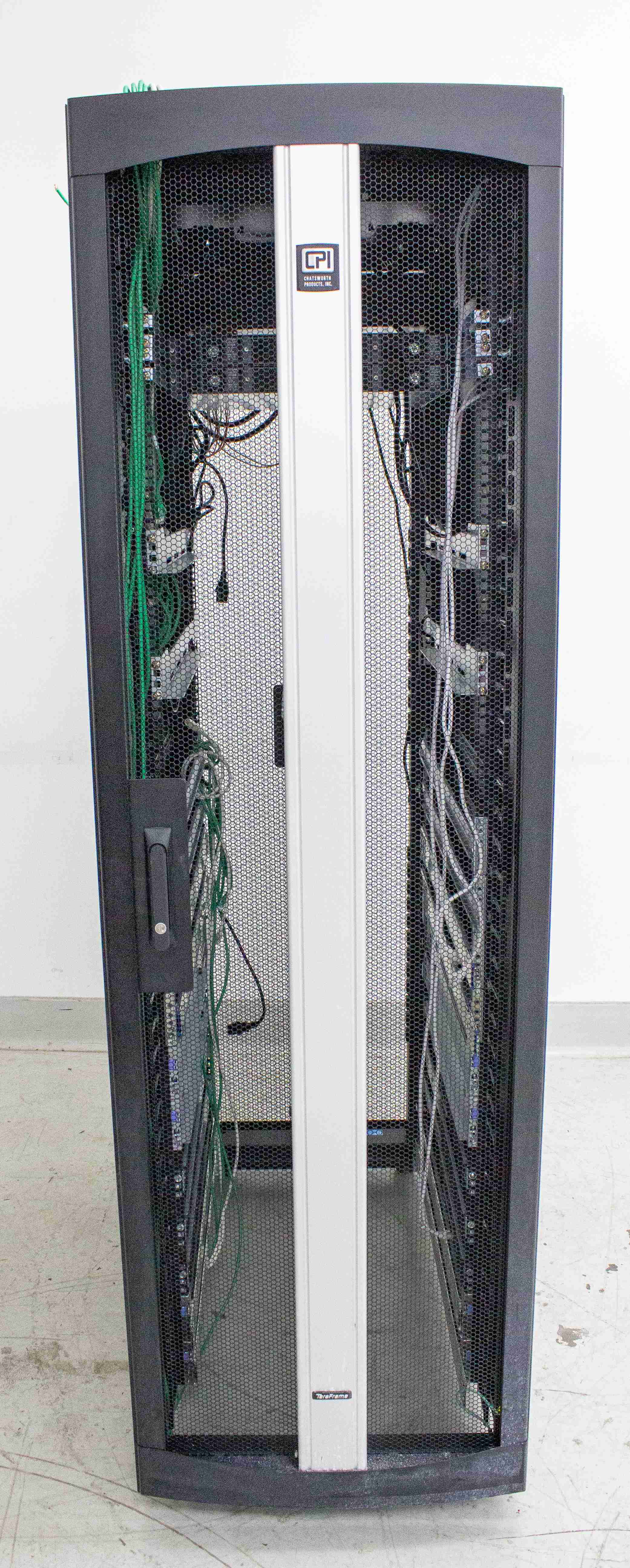 Chatsworth CP3183722 Network Cabinet w/ Cisco & Server Tech Switches 120V