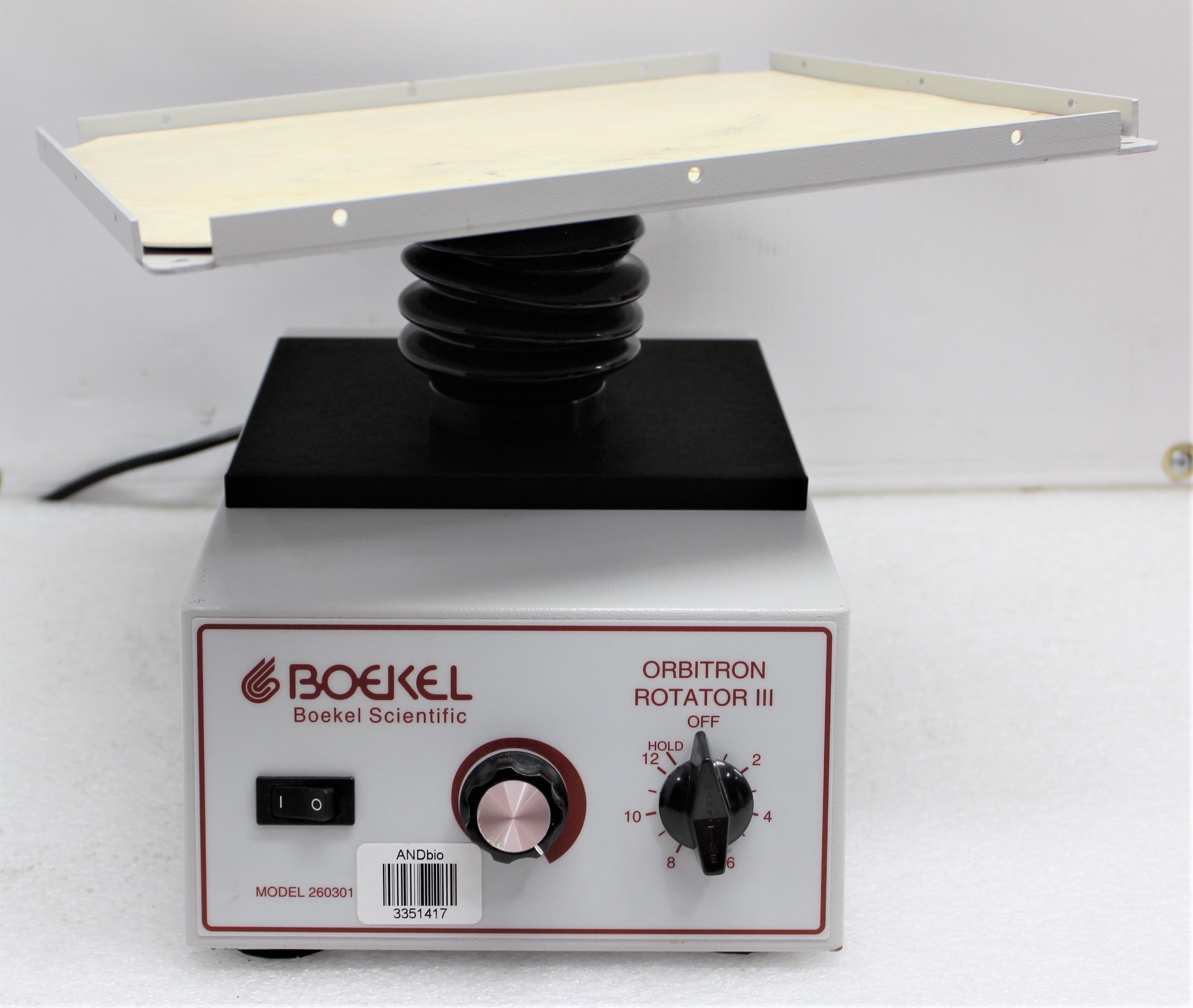 Boekel Orbitron Rotator III Vortexer 6-125 RPM Used 4C-40C Includes Cord
