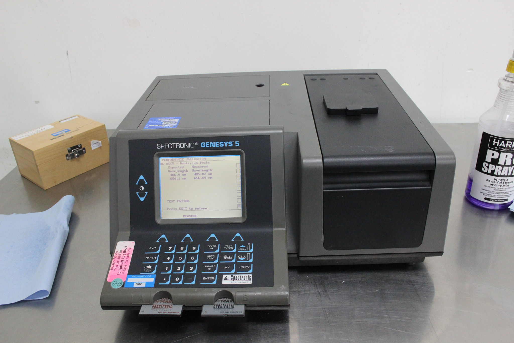 Spectronic Genesys 5 UV-Vis Spectrophotometer Industrial Lab Used 200-1100nm
