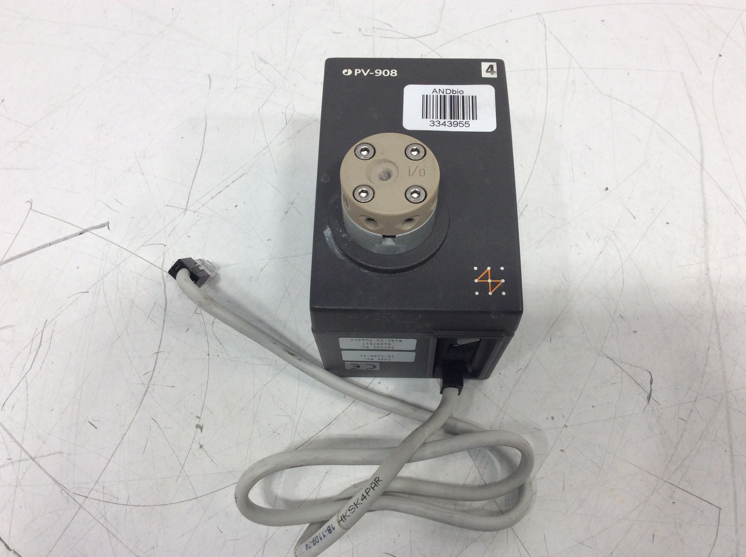 Amersham PV-908 Valve Module HPLC FPLC Automated Manual Biocompatible 5cm