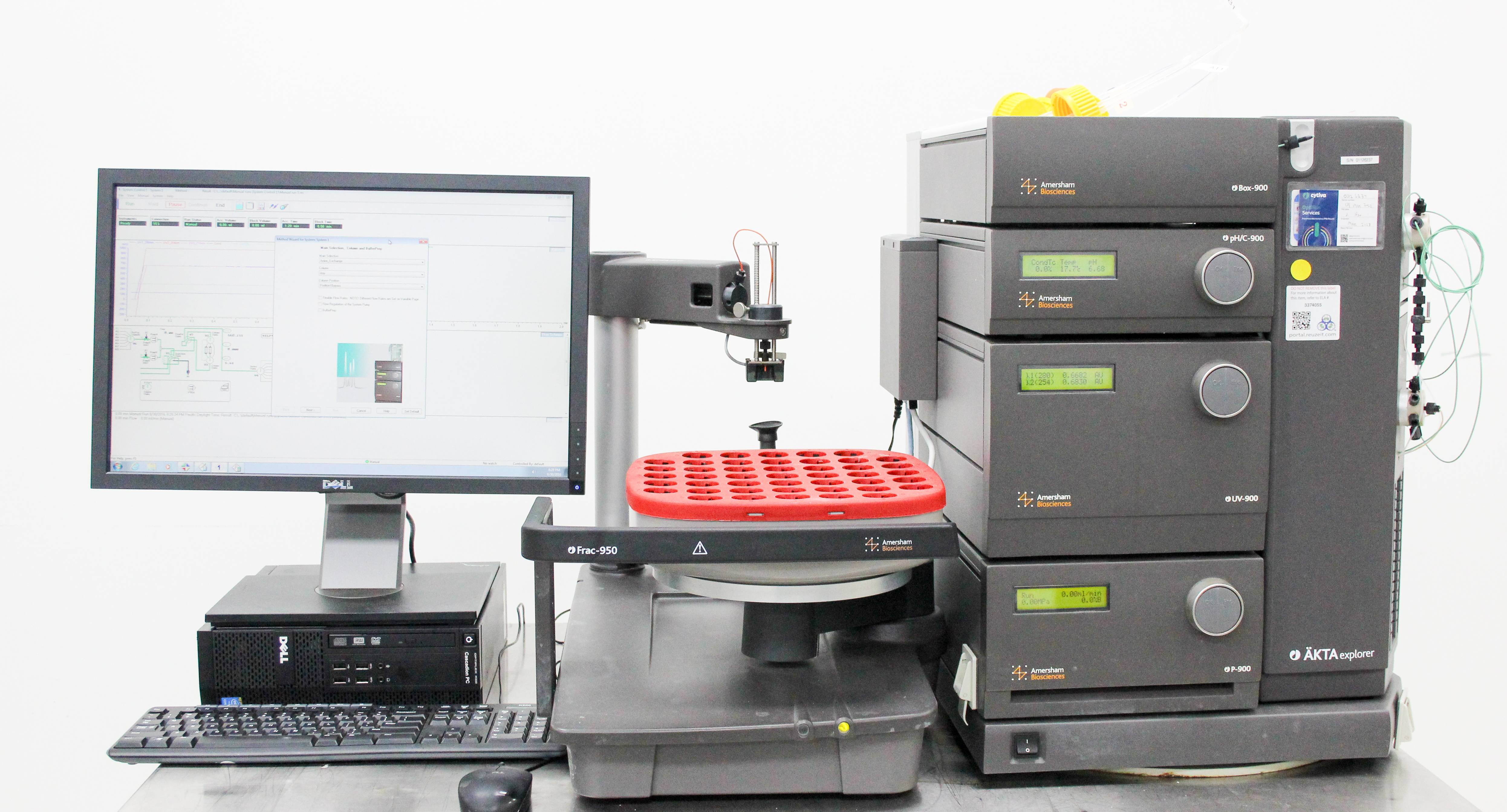 Amersham AKTAexplorer FPLC System Chromatography Includes Software Installed