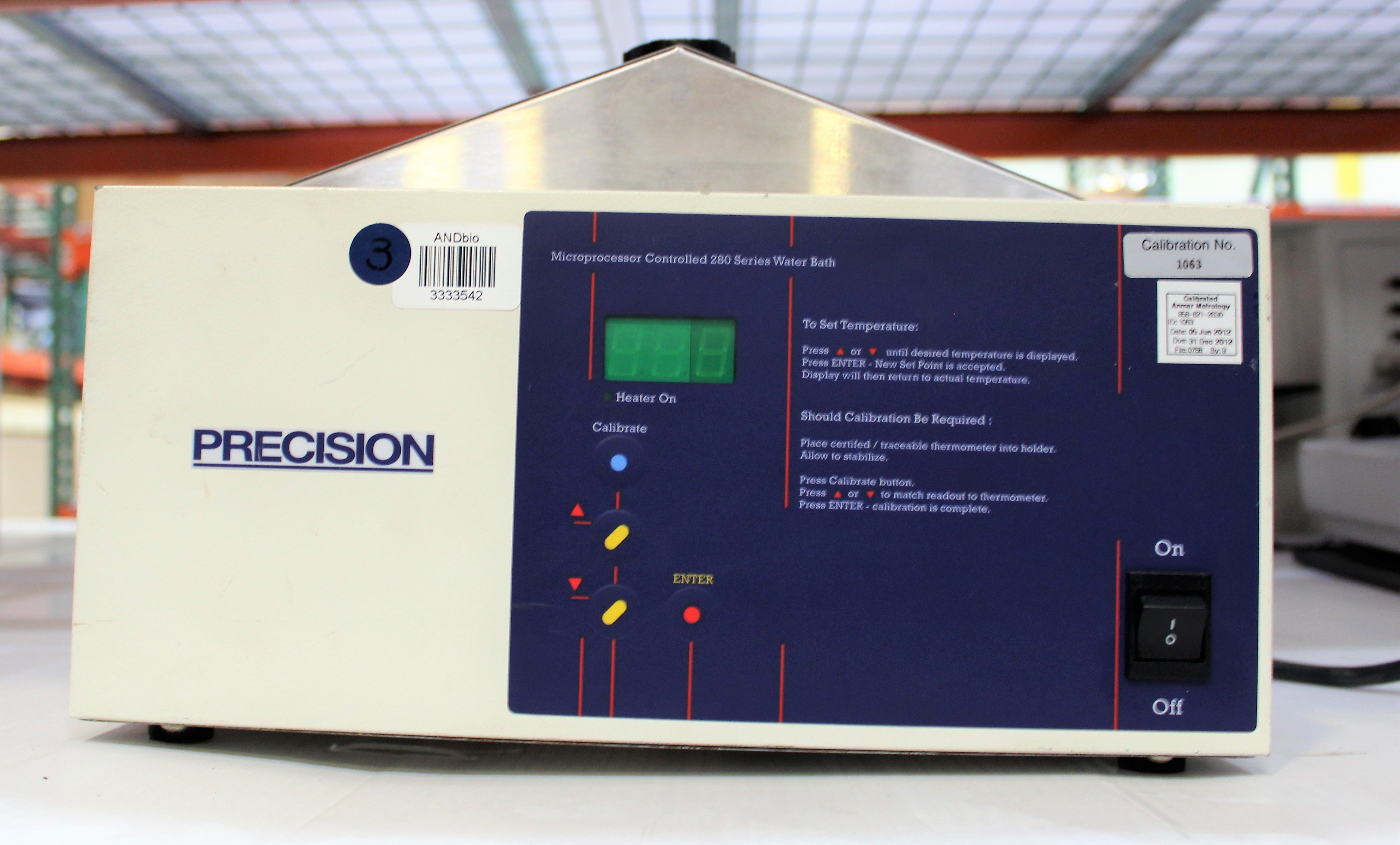 Precision Water Bath 280 Series Microprocessor Controlled 0.1C Precision