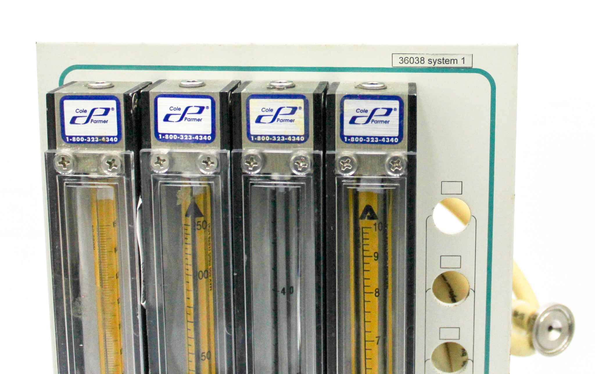 Applikon Flow Console 36038 System 1 Gas Flow Regulator for Reactors