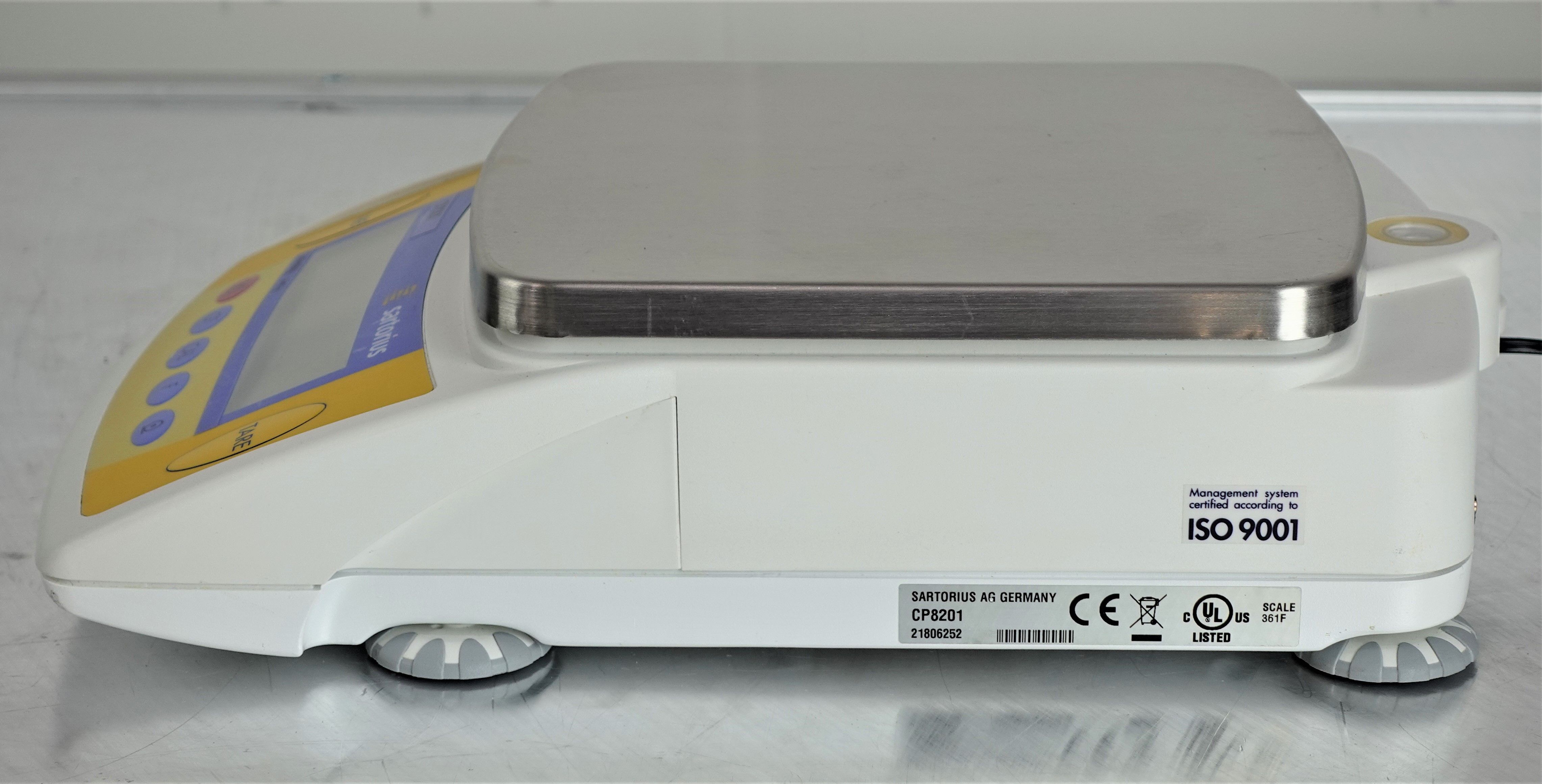 Sartorius CP8201 Lab Bench Scale 8200g Capacity 0.1g Readability Integrated Cal
