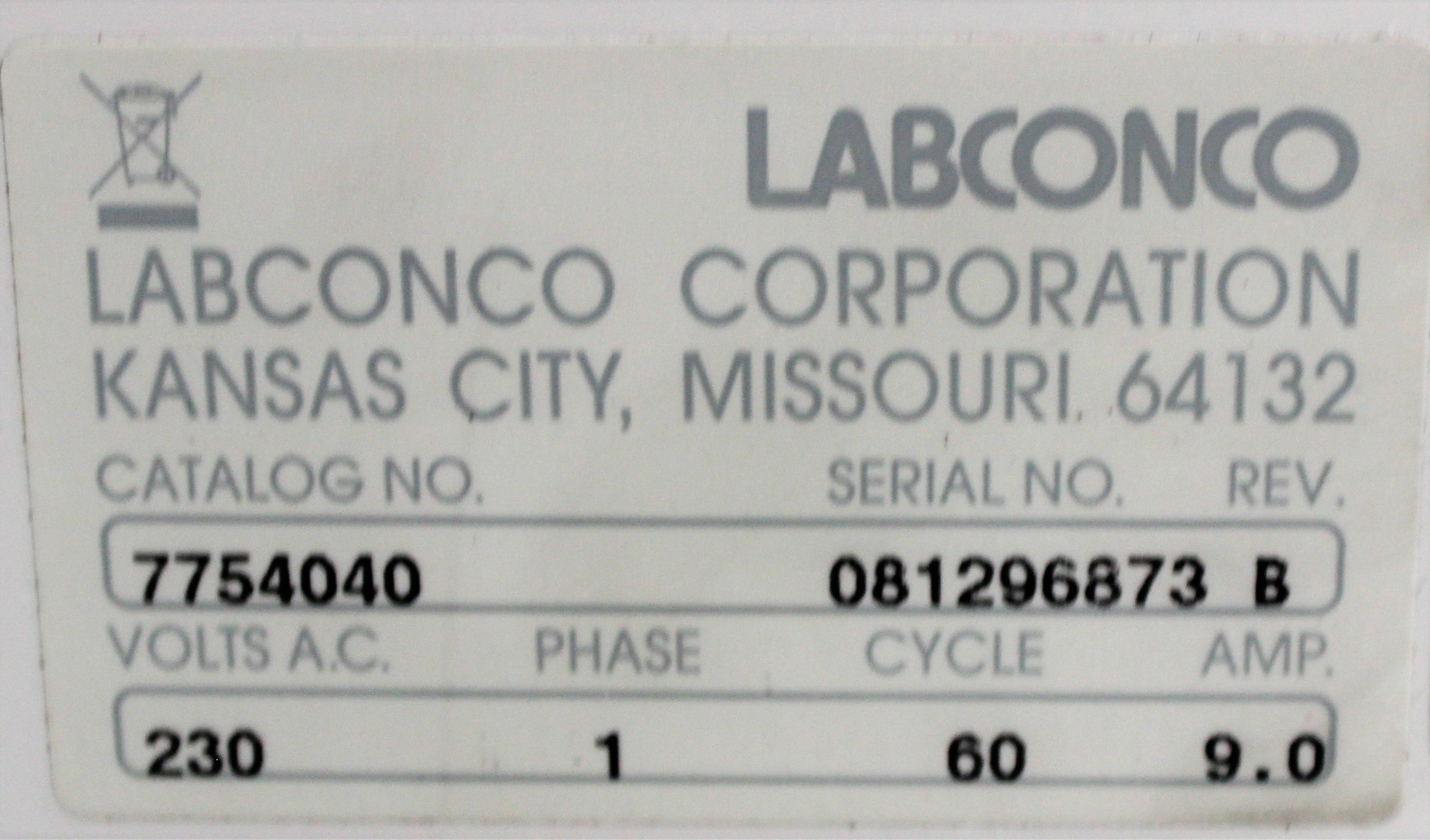 Labconco Freezone 12 Freeze Dryer -50C 12L w/ Tray Dryer For Parts 120V/220V