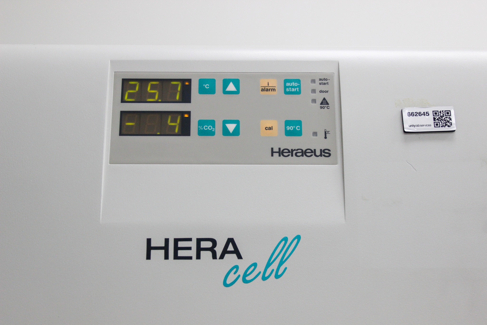 Kendro HERAcell CO2 Incubator Cell/Tissue Culture, Temp Max 55C, Used