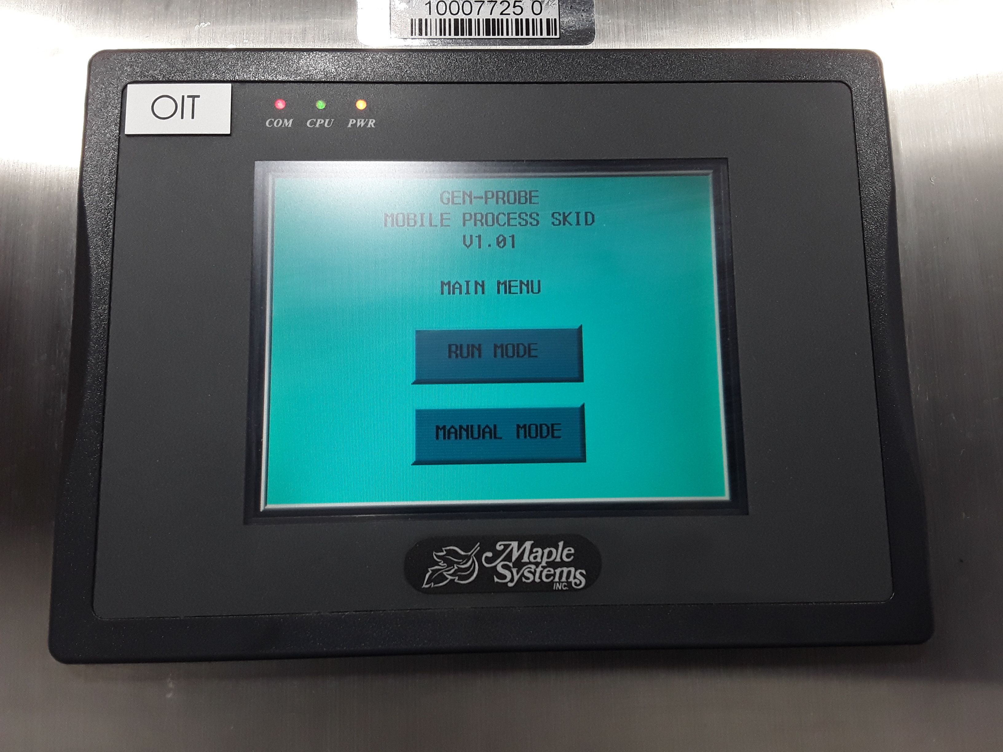 Gen-Probe Custom Process Skid 2 Pumps Turn-Key Peristaltic Automation