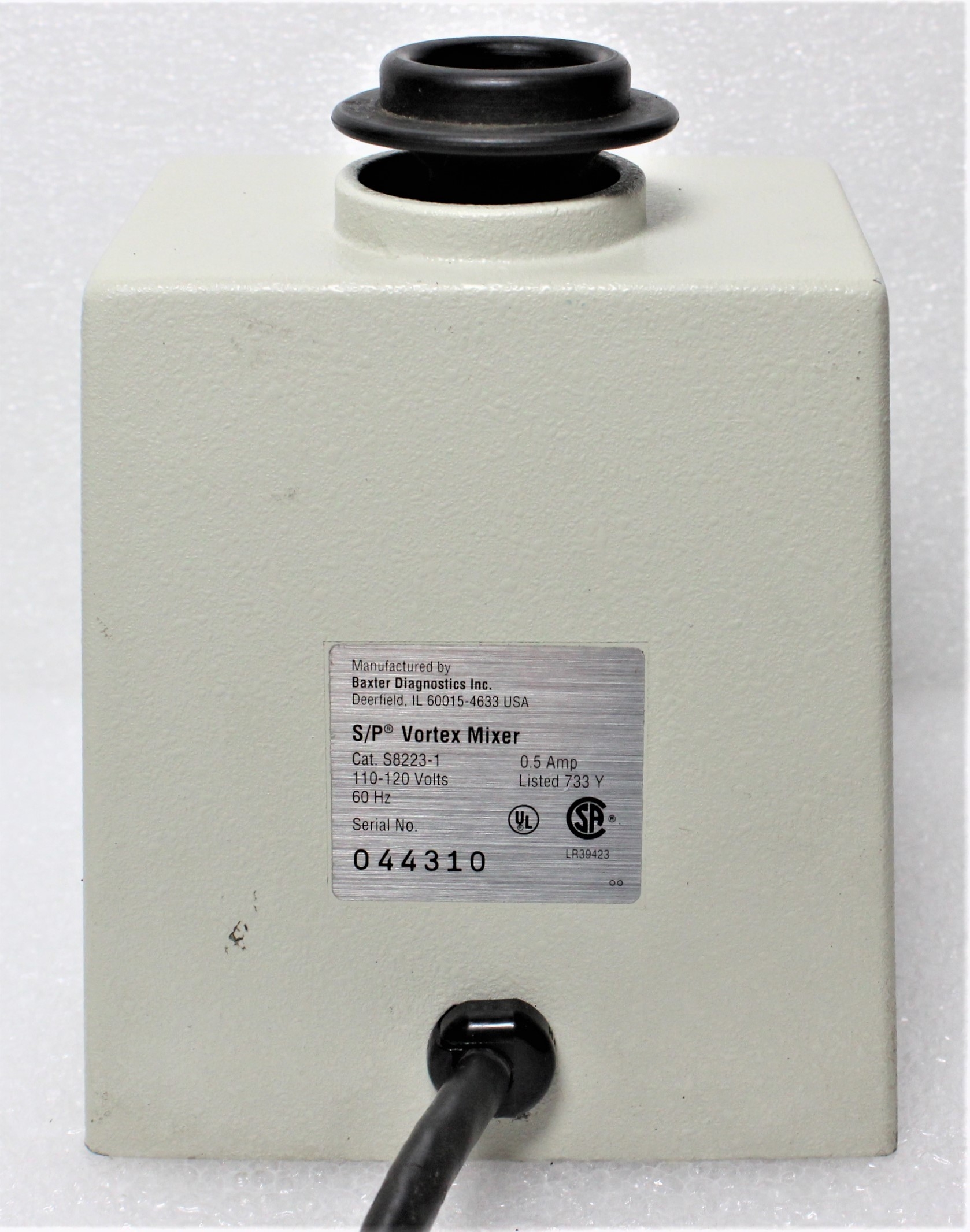 Baxter Vortex Mixer S8223-1 Lab Shaker 500-3000 RPM Variable Speed