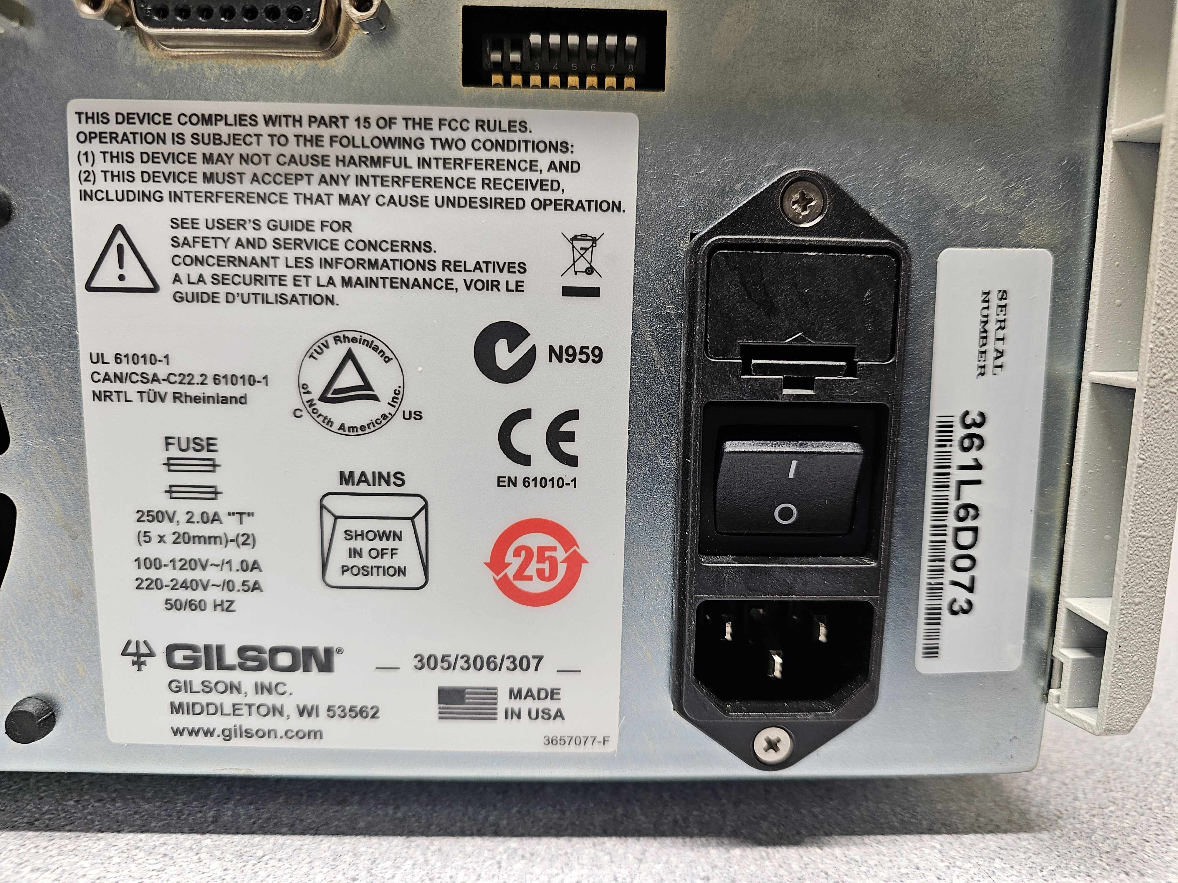 Gilson Model 306 Pump Lab HPLC Various Configurations 10L/min Flow