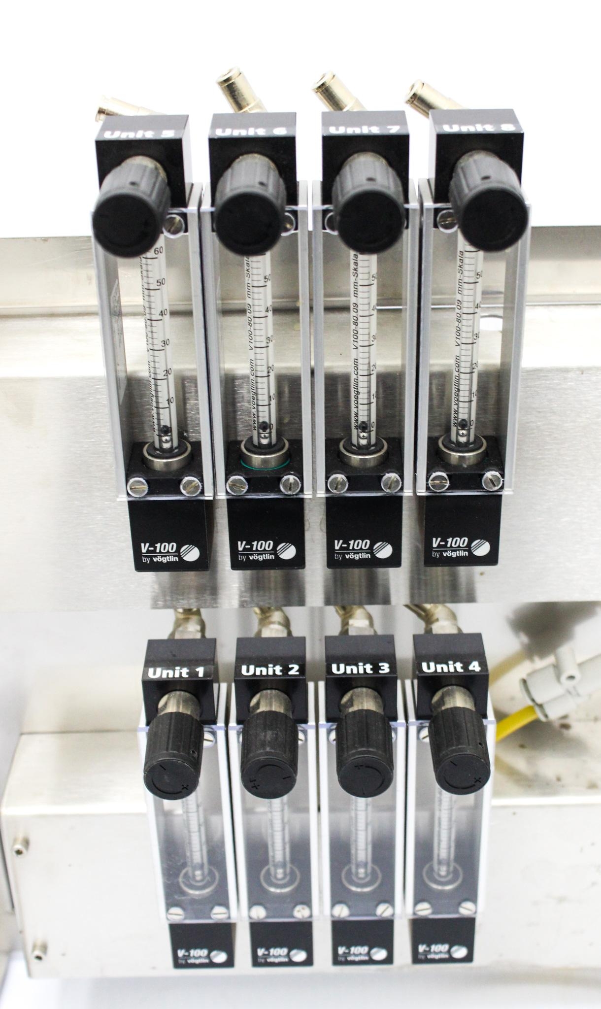 Eppendorf Rotameter Gassing Station Bioprocessing 4-Channel 260sL/h Used