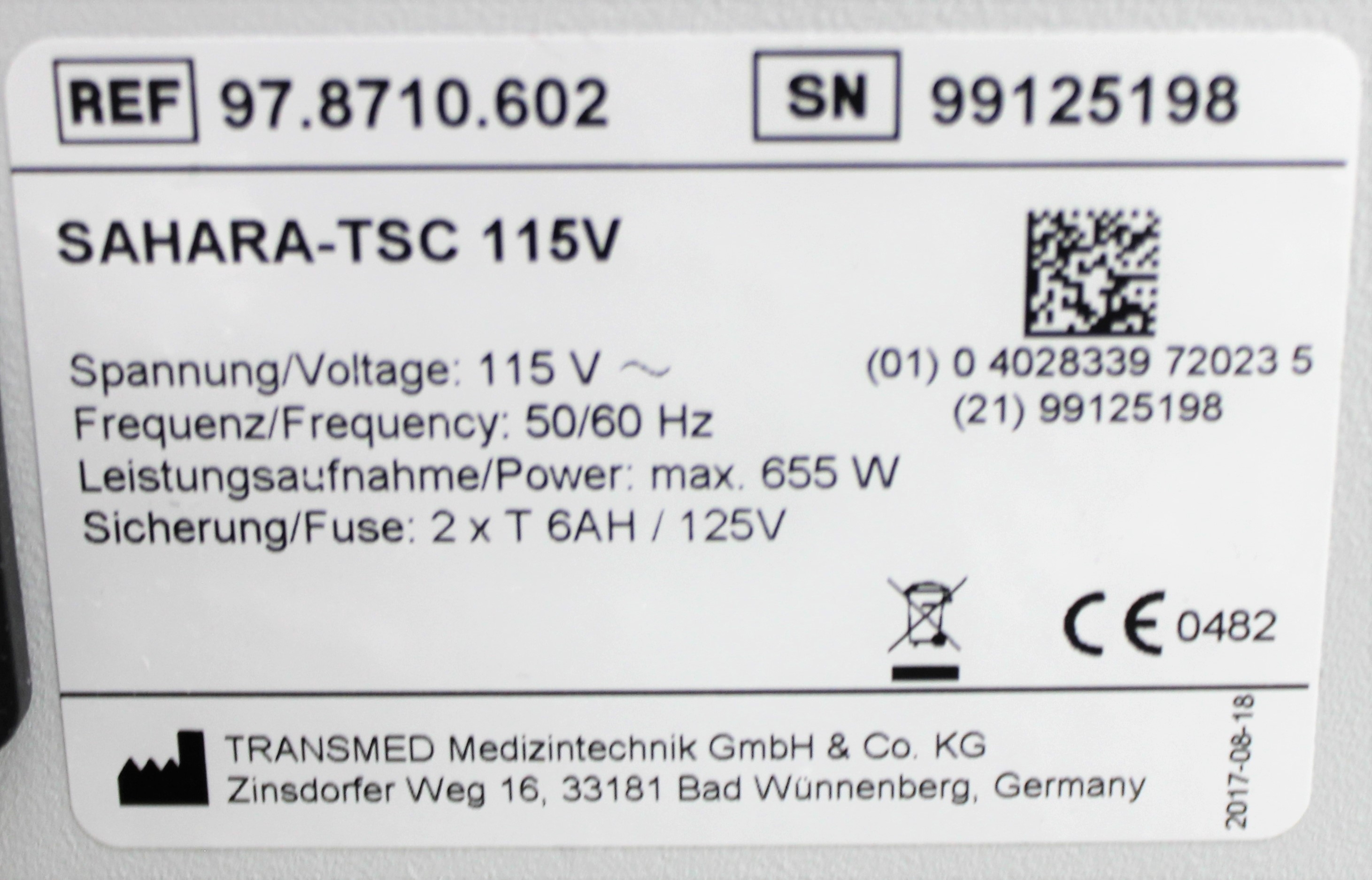 Sahara TSC Blood Warmer for Transfusion Thaws Cryopreserved Stem Cells