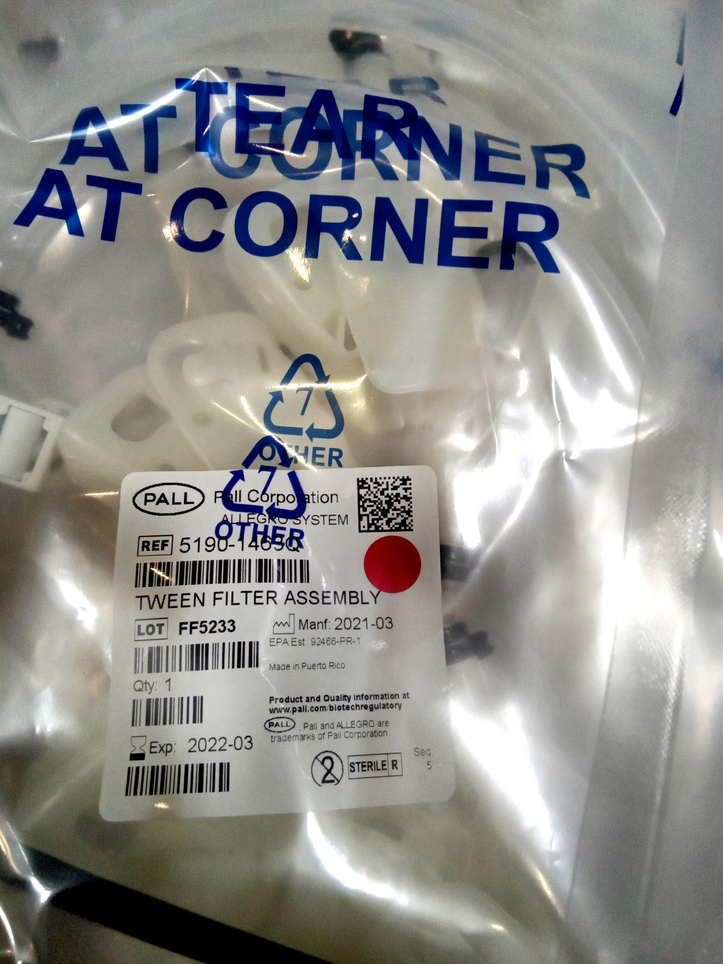 Pall Tween Filter Assembly Allegro System | Filtration Setup | 12 Units