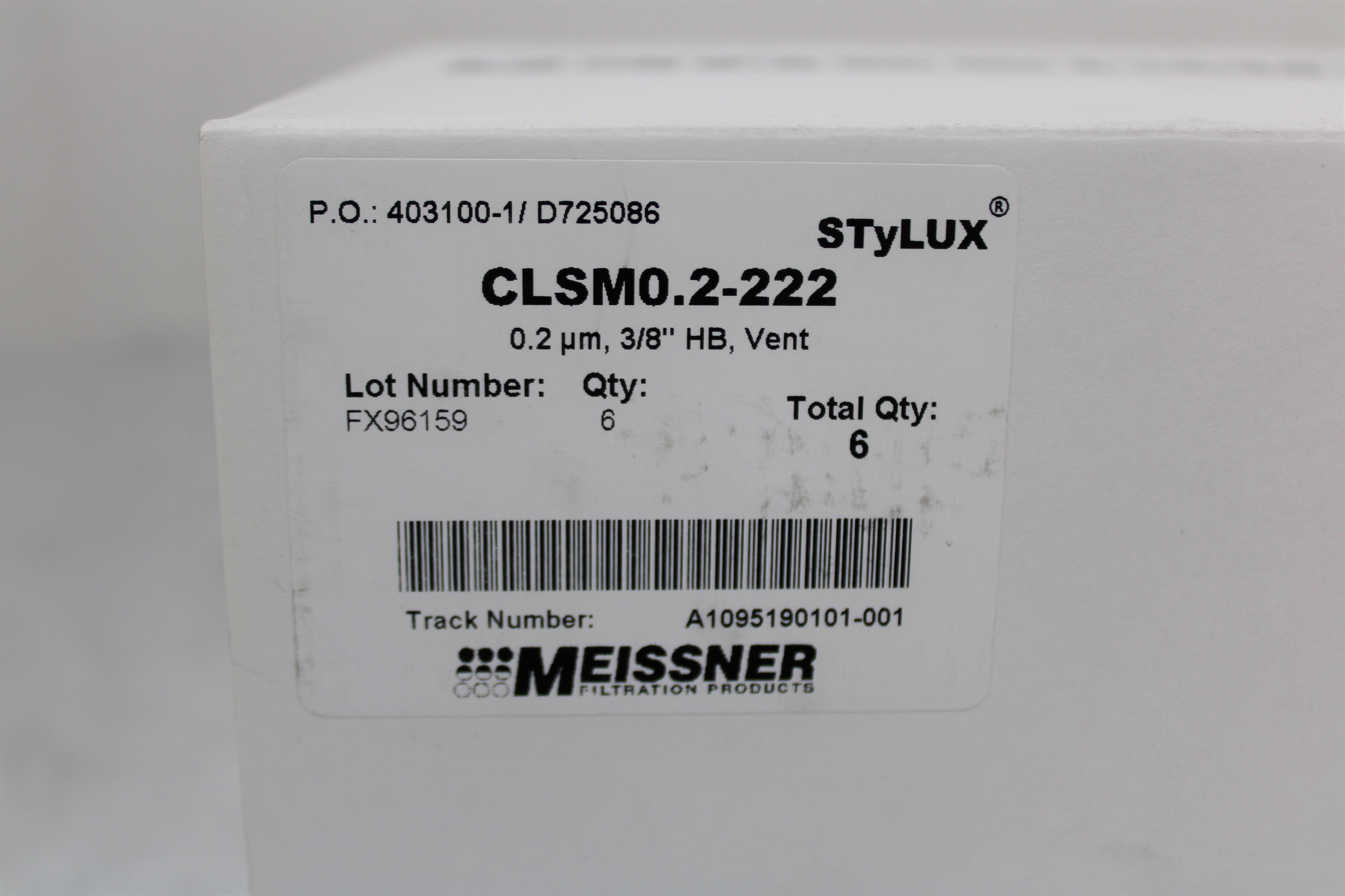 Meissner STyLUX CLSMO.02-222 Water Filtration PES Membrane x6