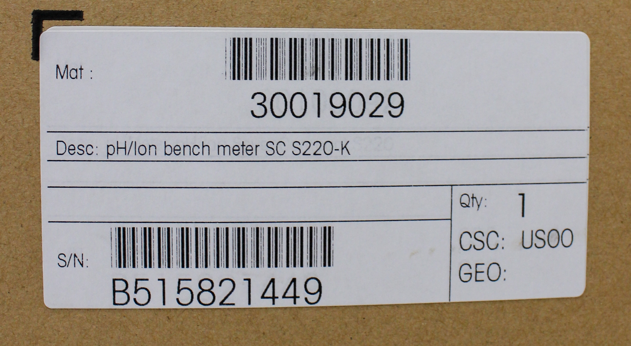 Mettler Toledo SC S220-K Conductivity Meter pH Inlab/Expert Probe Accessories