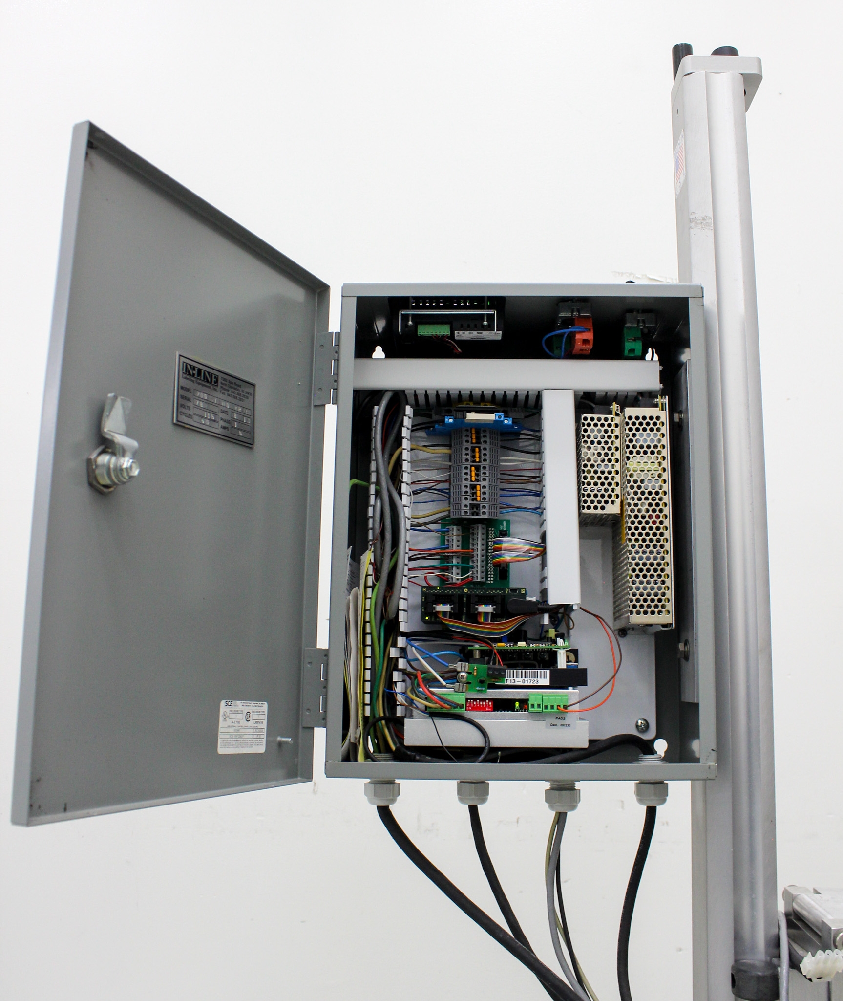 IN-LINE 700 Stand Wrap Labeling Machine 120V 60Hz Automatic Applicator DC Gearmotor