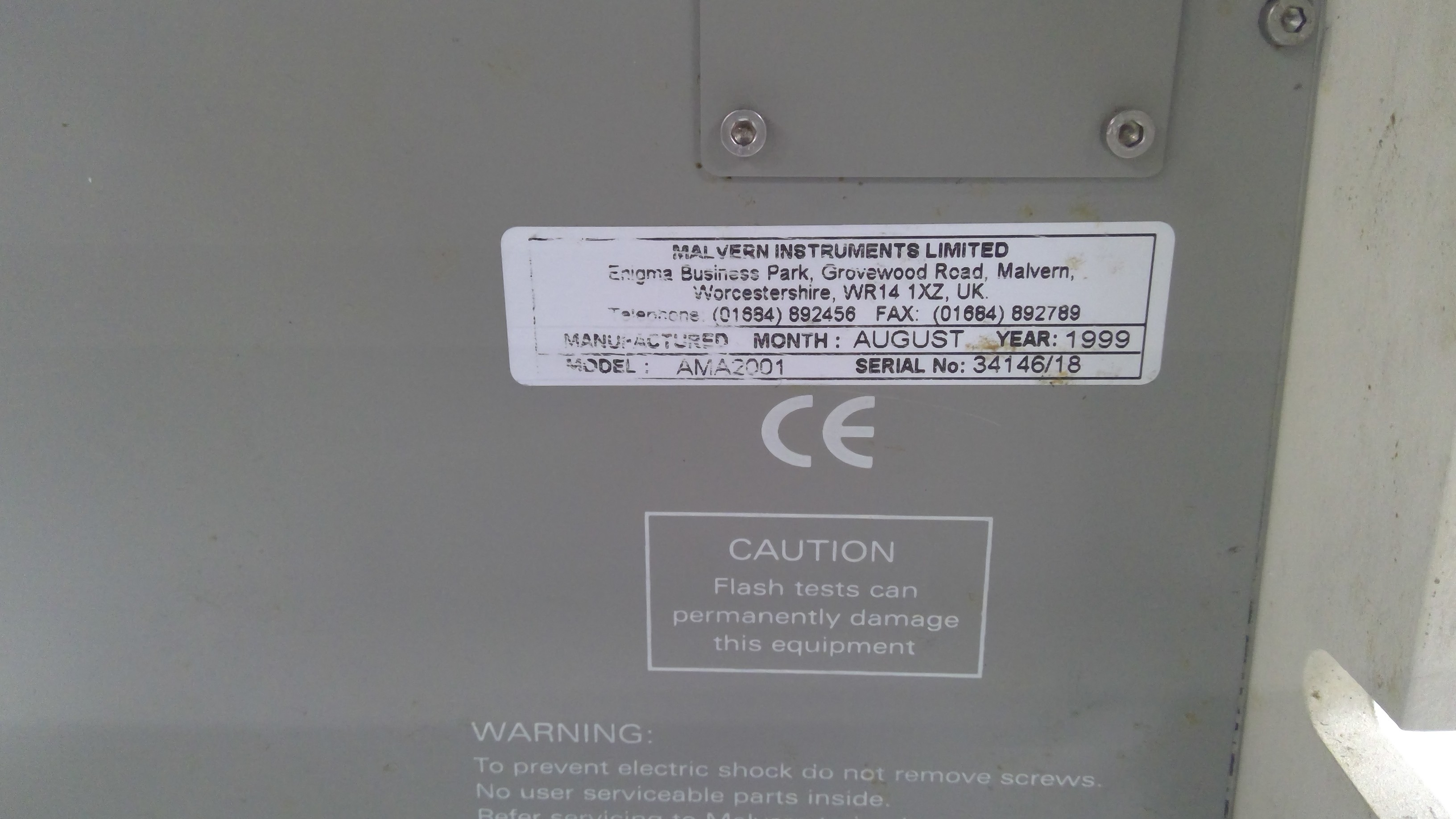 Malvern Instruments Hydro 2000S Wet Sample Dispersion Unit 50-120ml Capacity