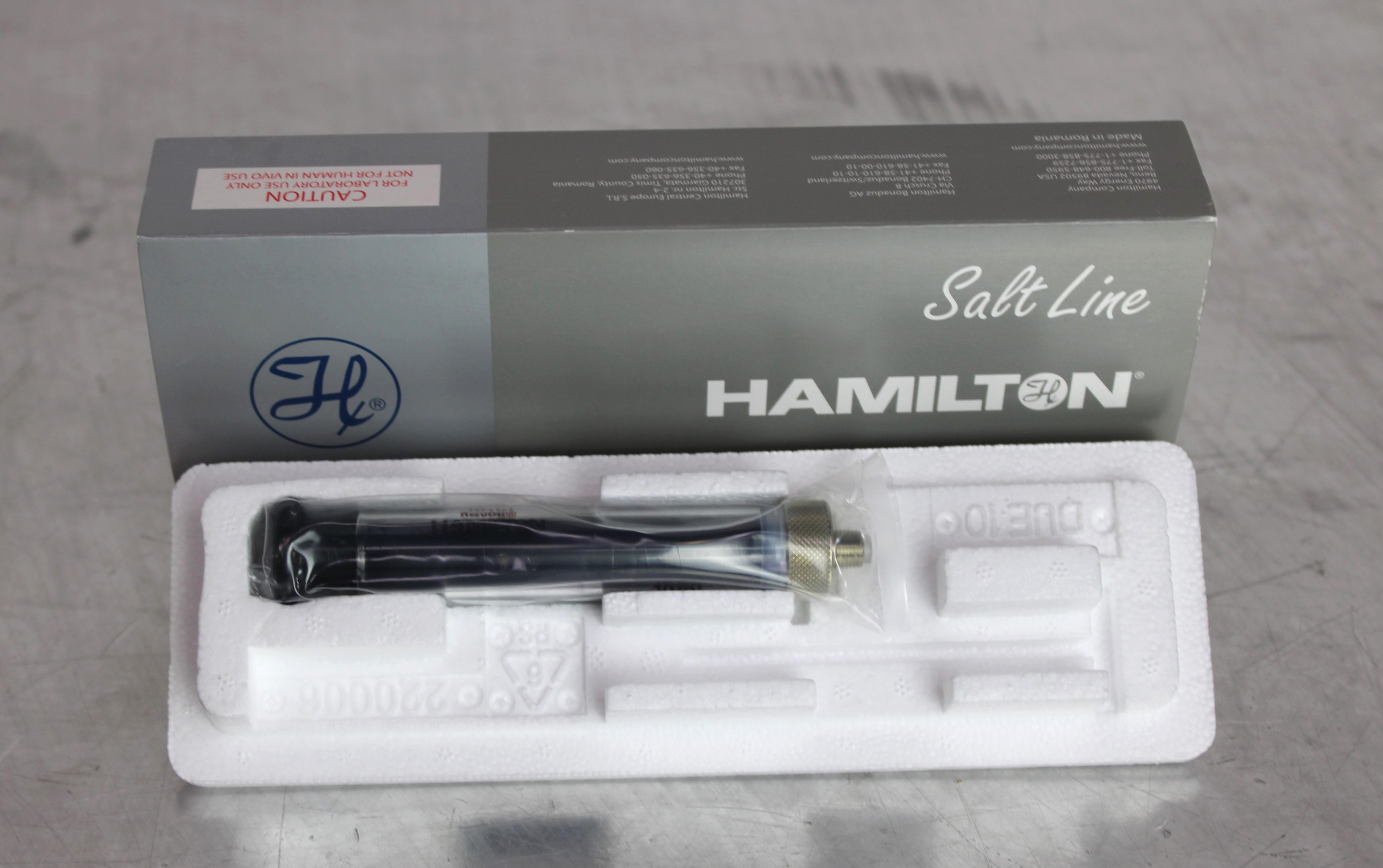 Hamilton Model 1010 AD SAL Syringe 10mL Gas Sterilizable M8 Threads