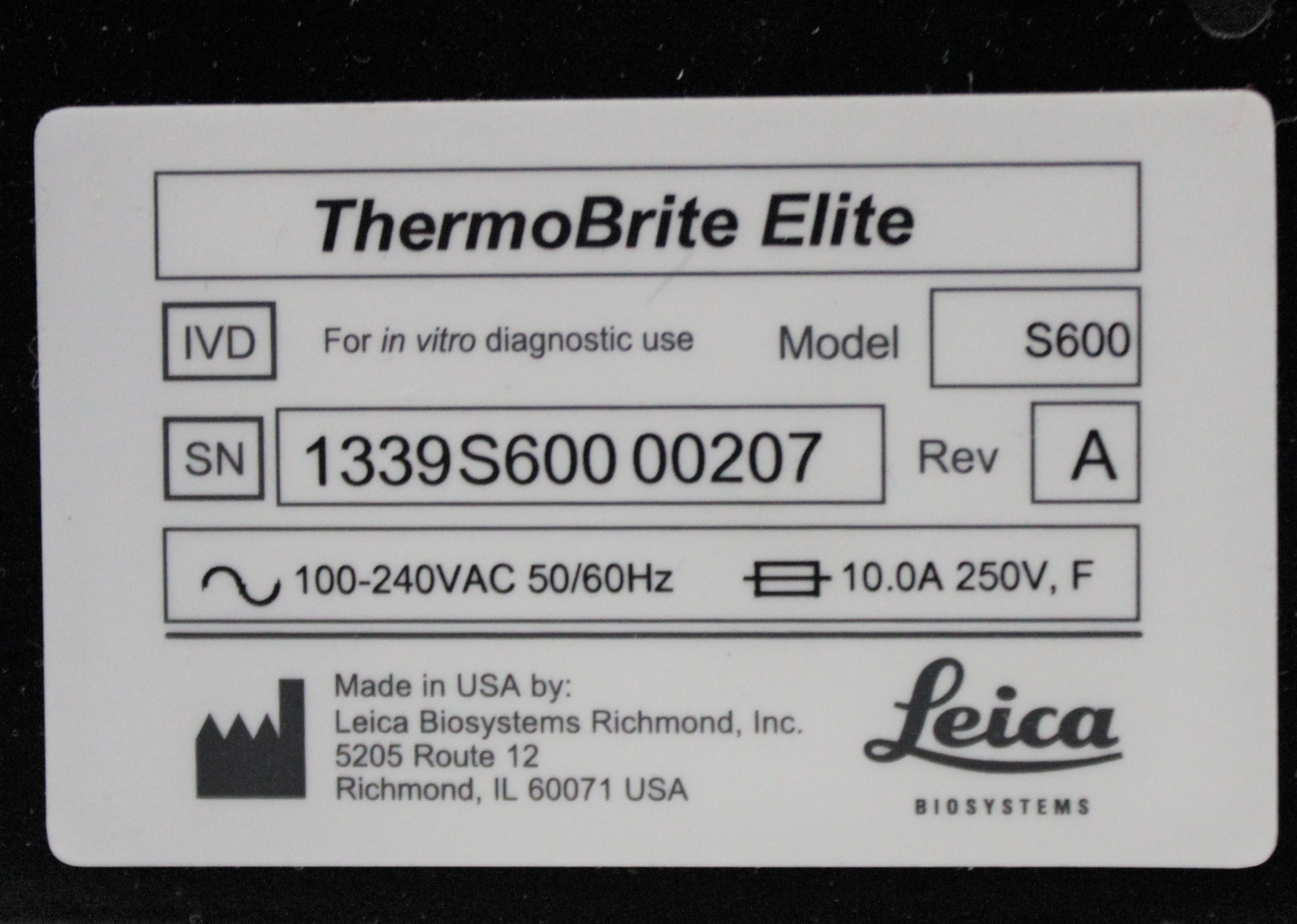 LEICA S600 ThermoBrite Elite FISH Slide Preparation System