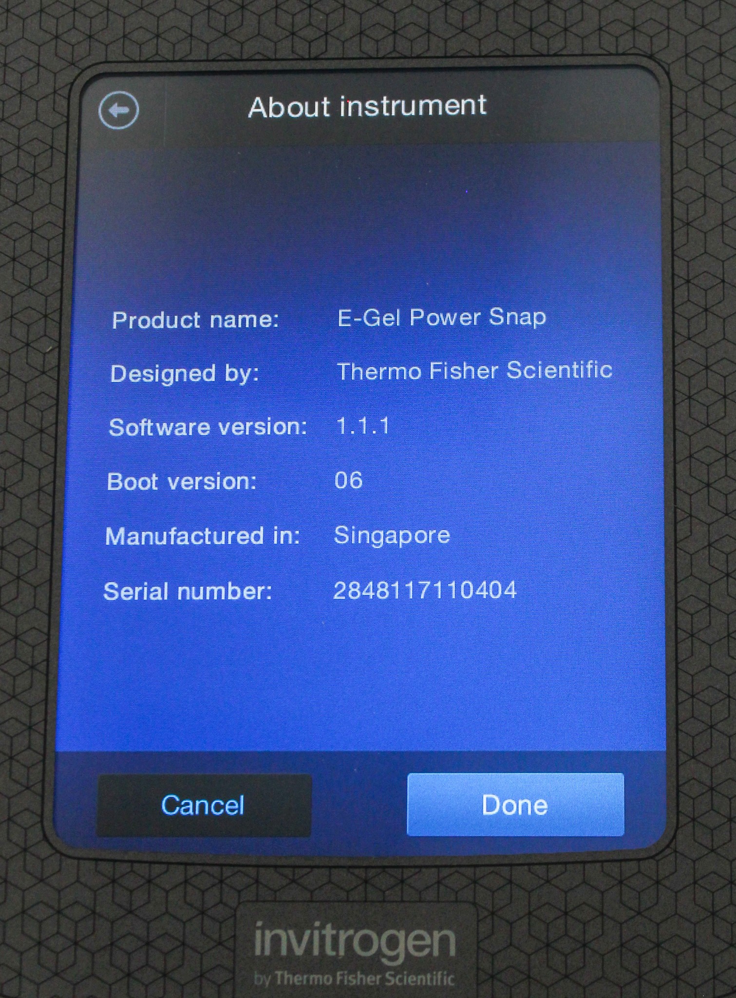 Thermo Invitrogen G8200 E-Gel Electrophoresis High-Res Camera Imaging