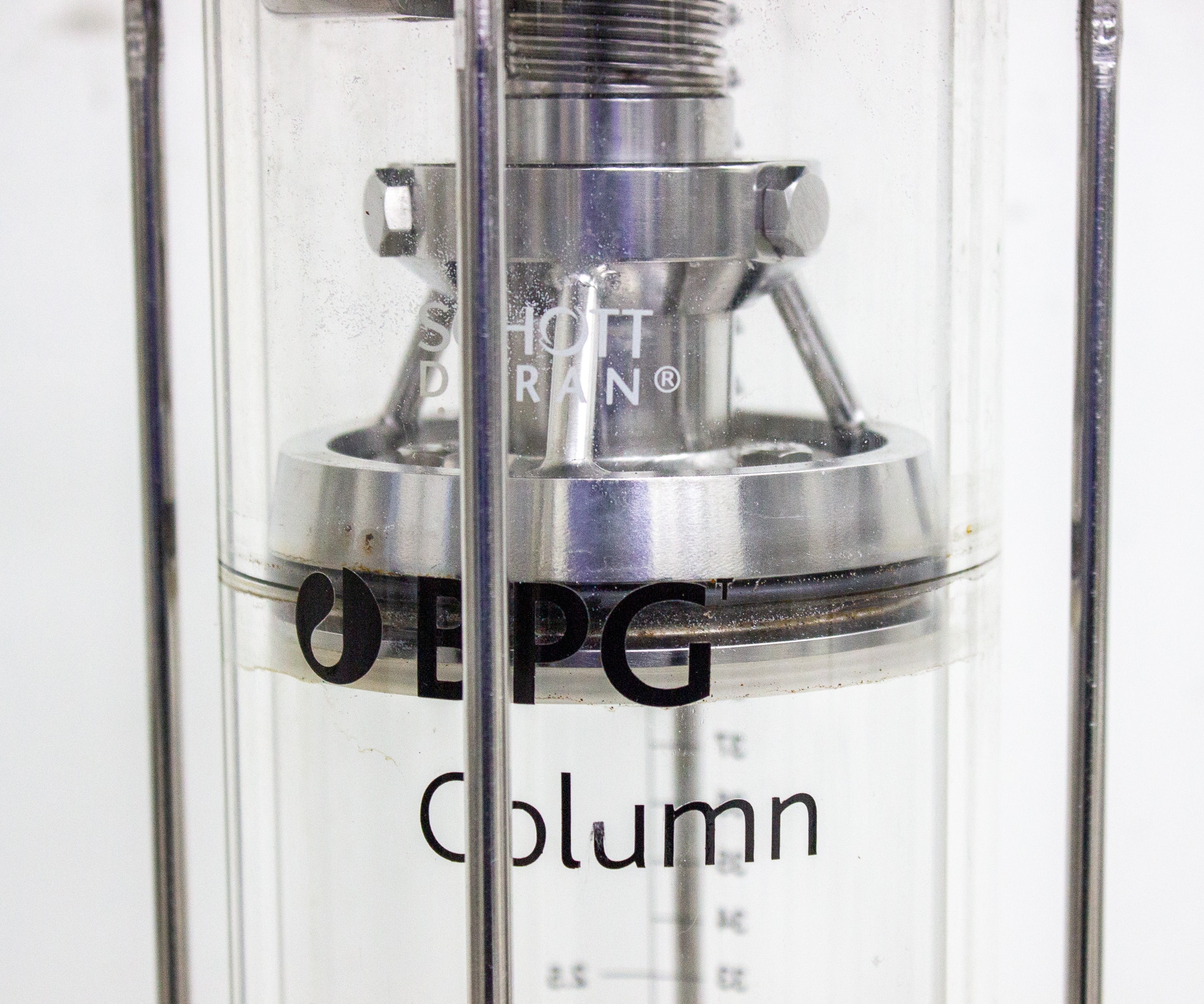 Amersham 3.5L BPG Column Glass Chromatography Process Development Used 3.5L
