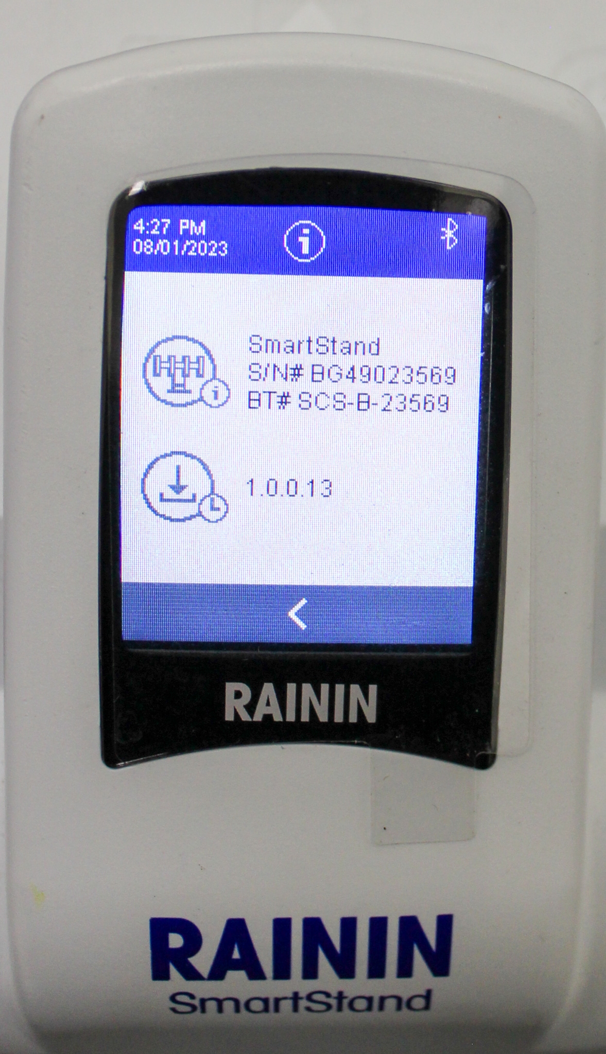 Rainin SCS-B Pipette Holder with Bluetooth RFID Charg Charger Functionality