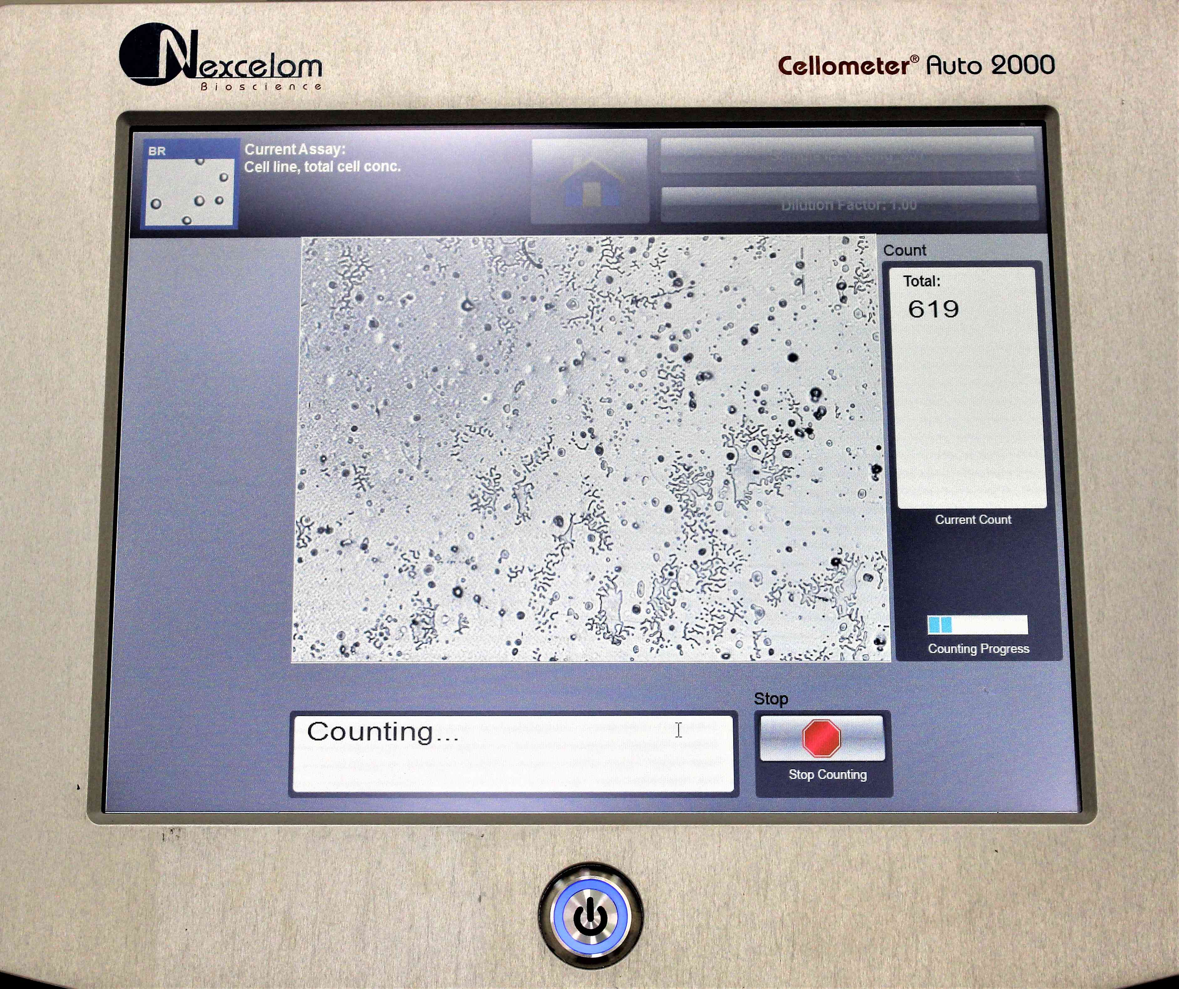 Nexcelom Cellometer Auto 2000 Cell Profiler Counter Primary Cell Analysis