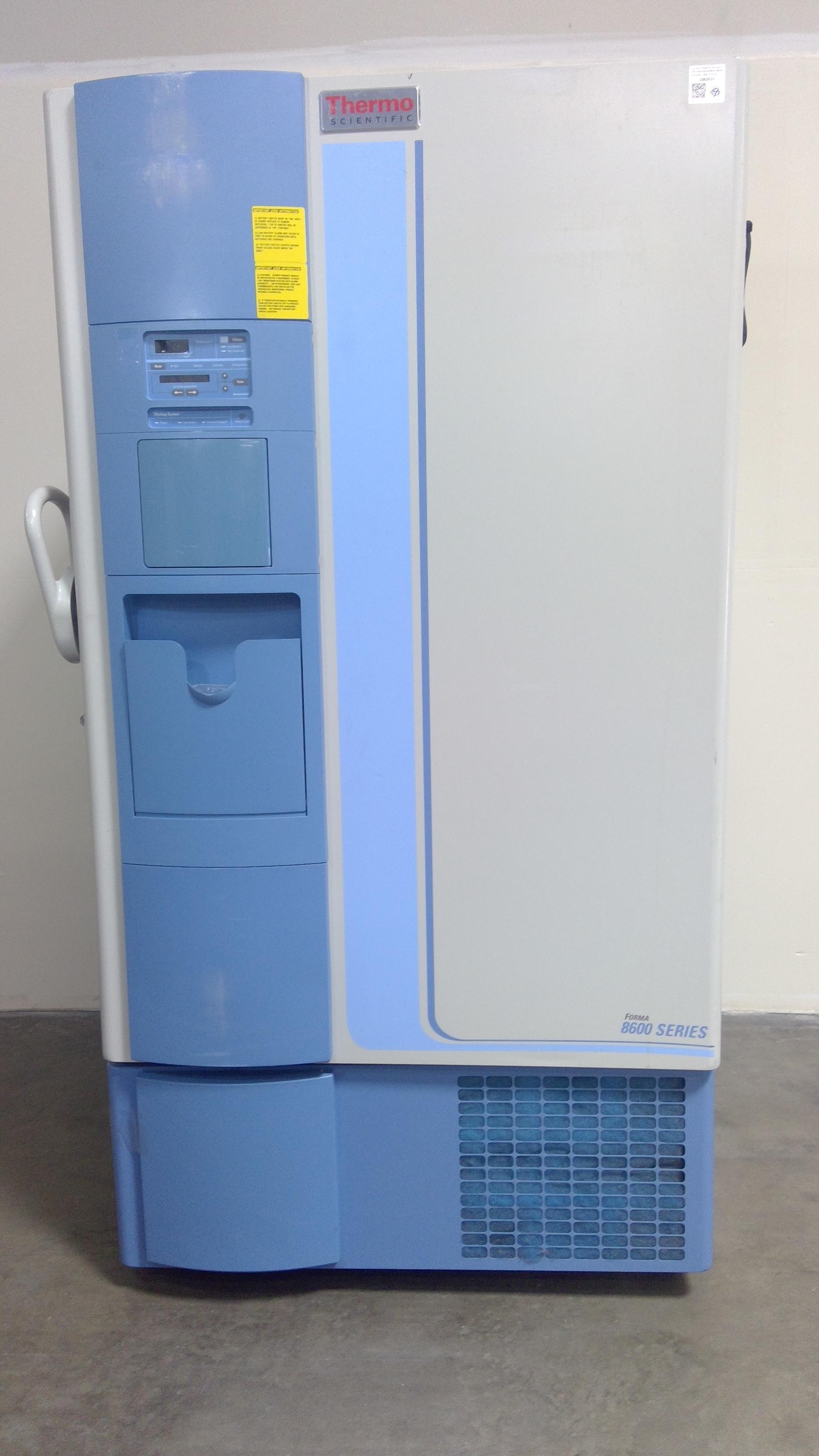 Thermo Scientific 8606 Ultra Low Freezer -86C Lab Cold Storage Unit