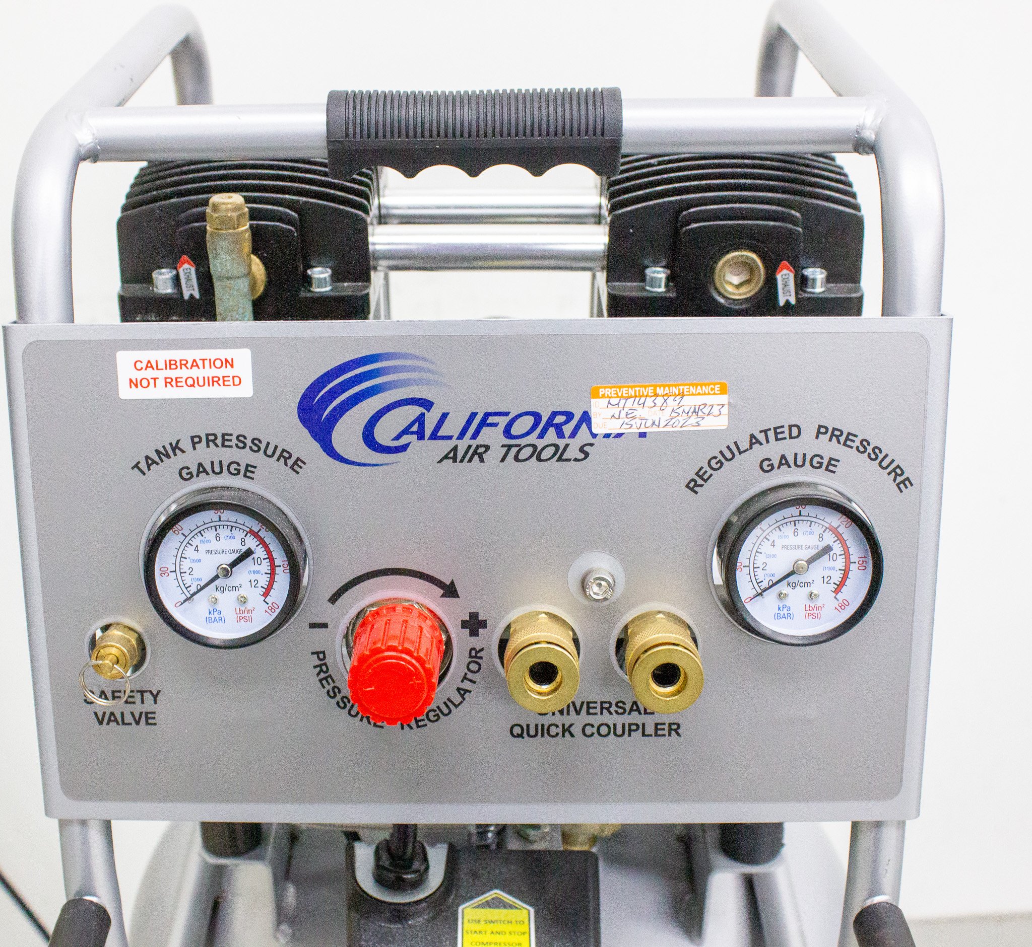 California 20020AD Quiet Oil-Free Air Compressor Includes Air Dryer 5.3CFM