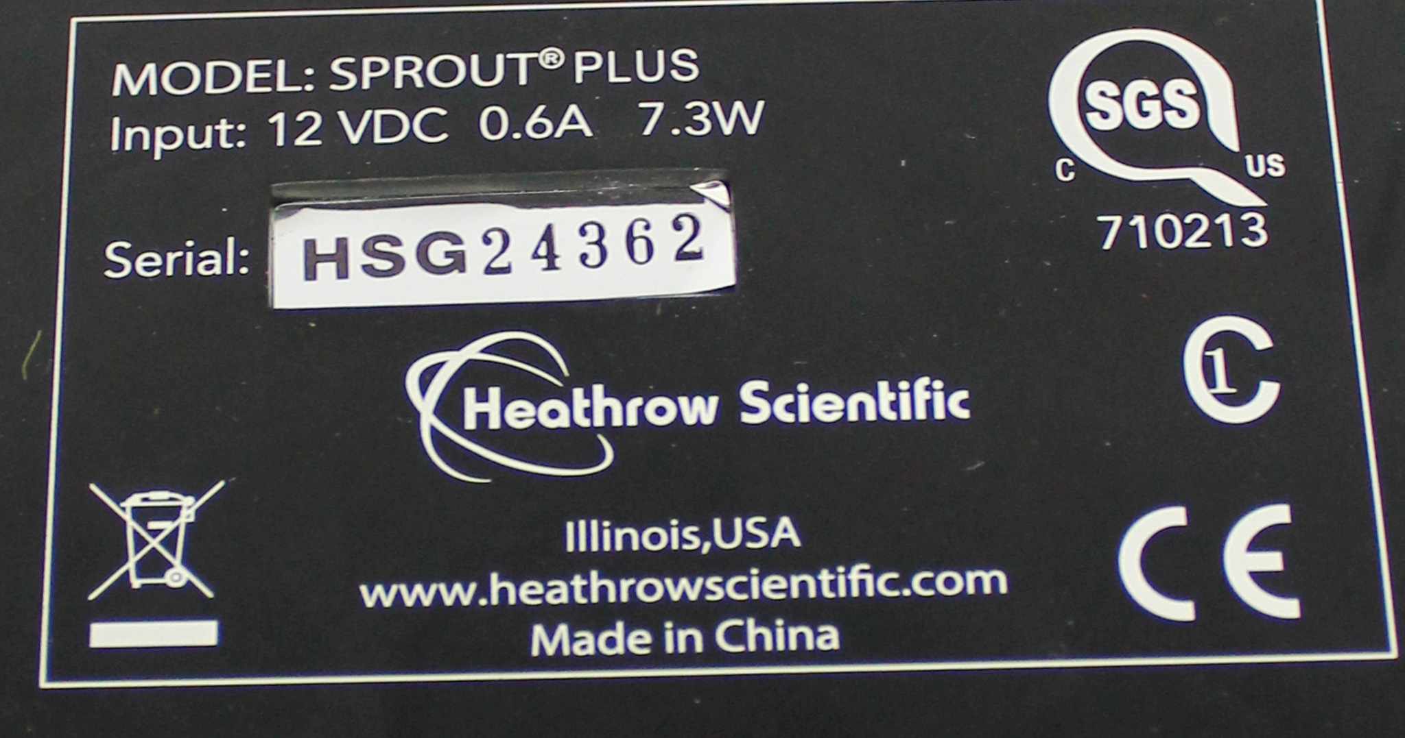 Fisherbrand Sprout Plus Mini-Centrifuge 6000 RPM Room #109 Used VG Condition