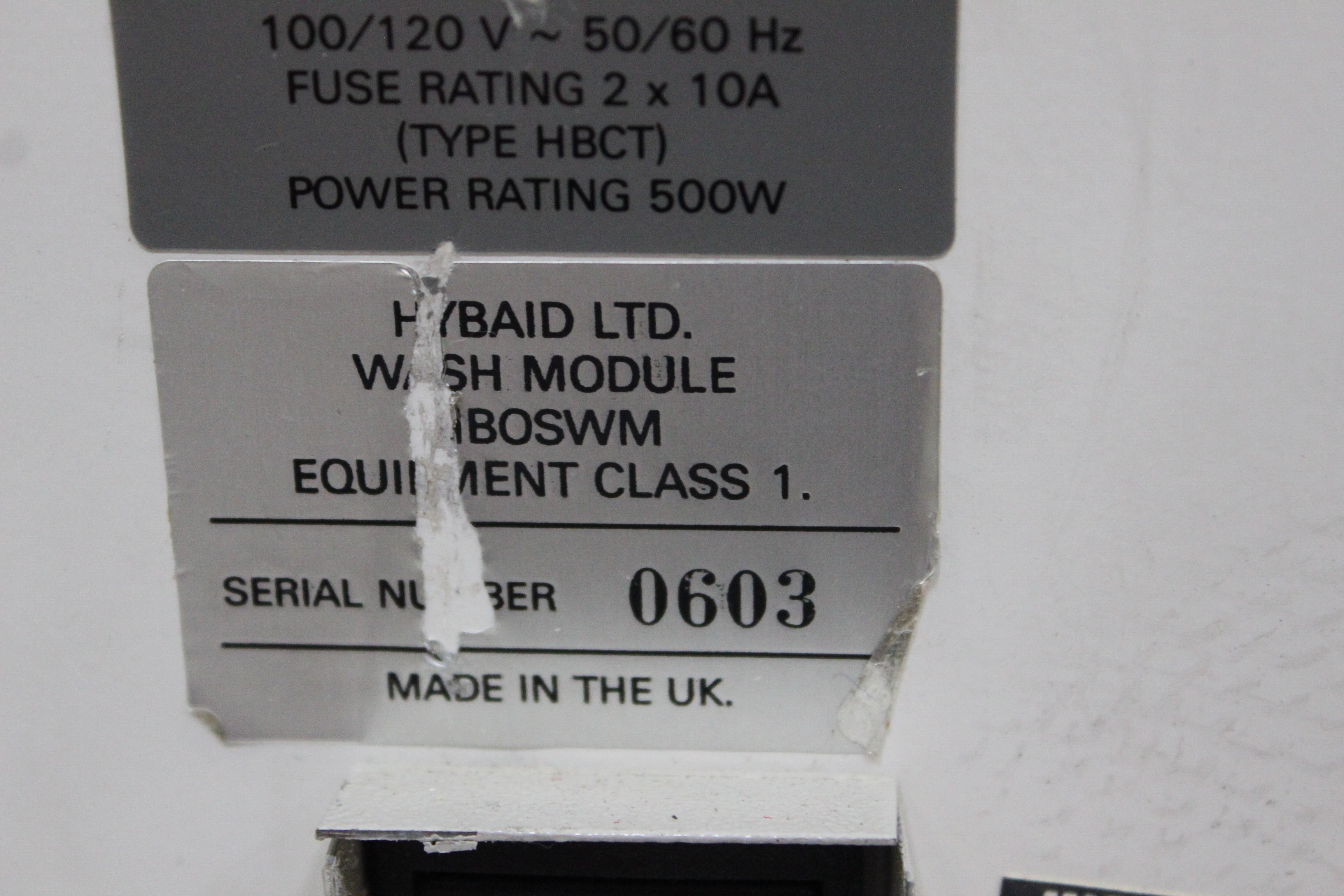 Labnet Wash Module VG Used Thermocycler 120V Precise Temperature Control