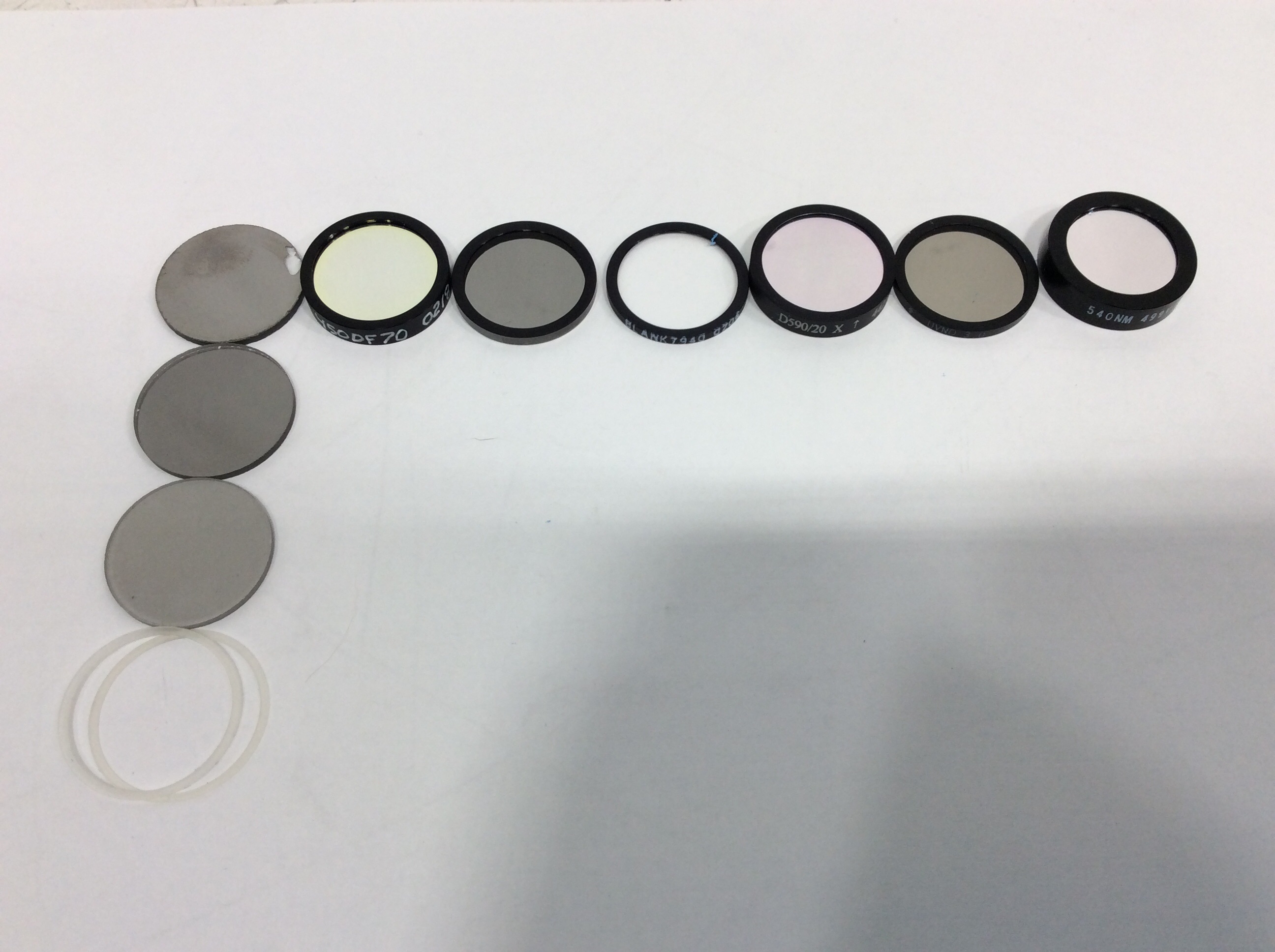 Edmund Achromatic Lenses Optical Microscopy Turnkey Functional Set Includes Case