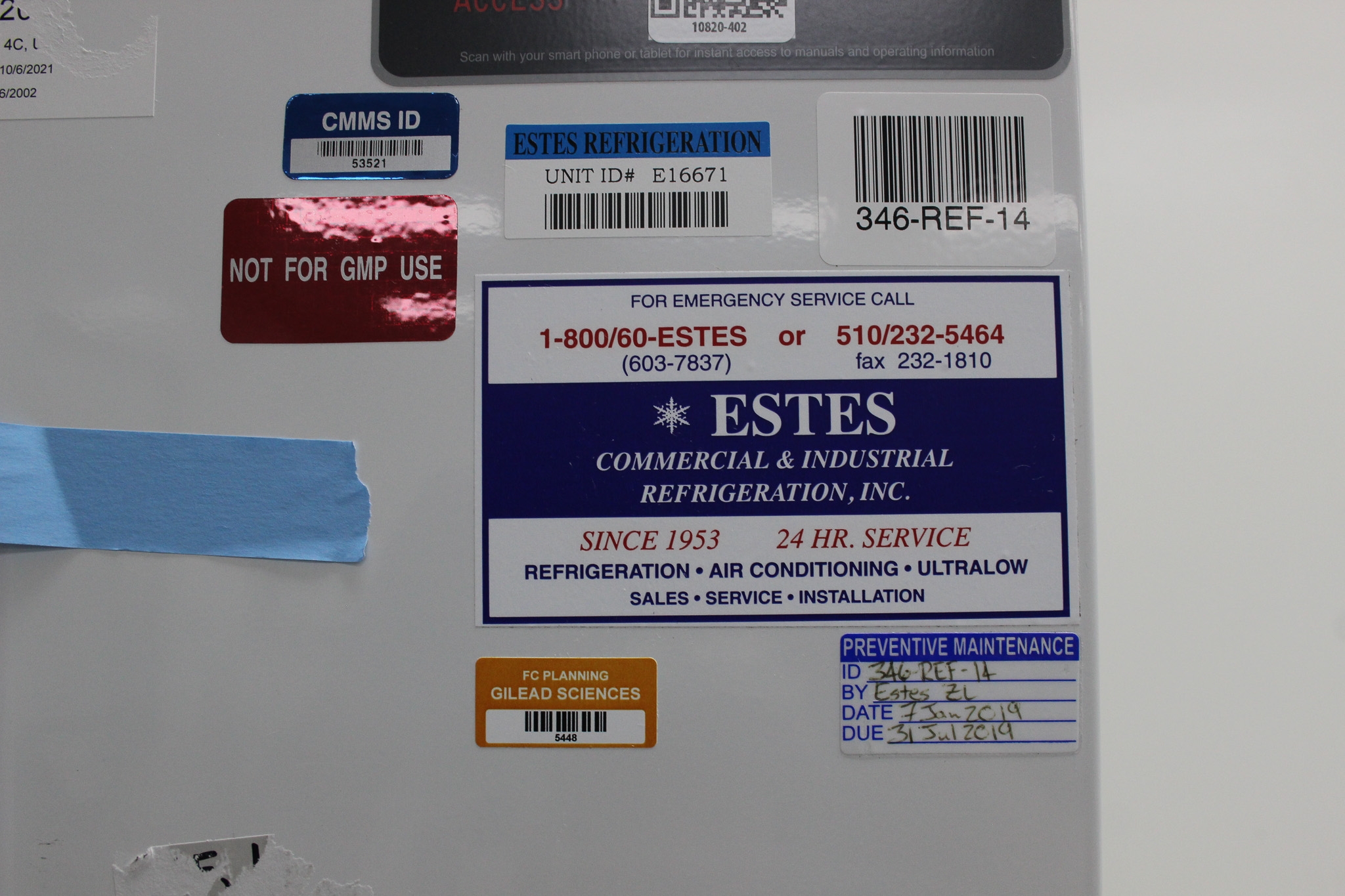 VWR SLV-26 Laboratory Refrigerator 26 Cu Ft Digital Temp Control 1-10 C