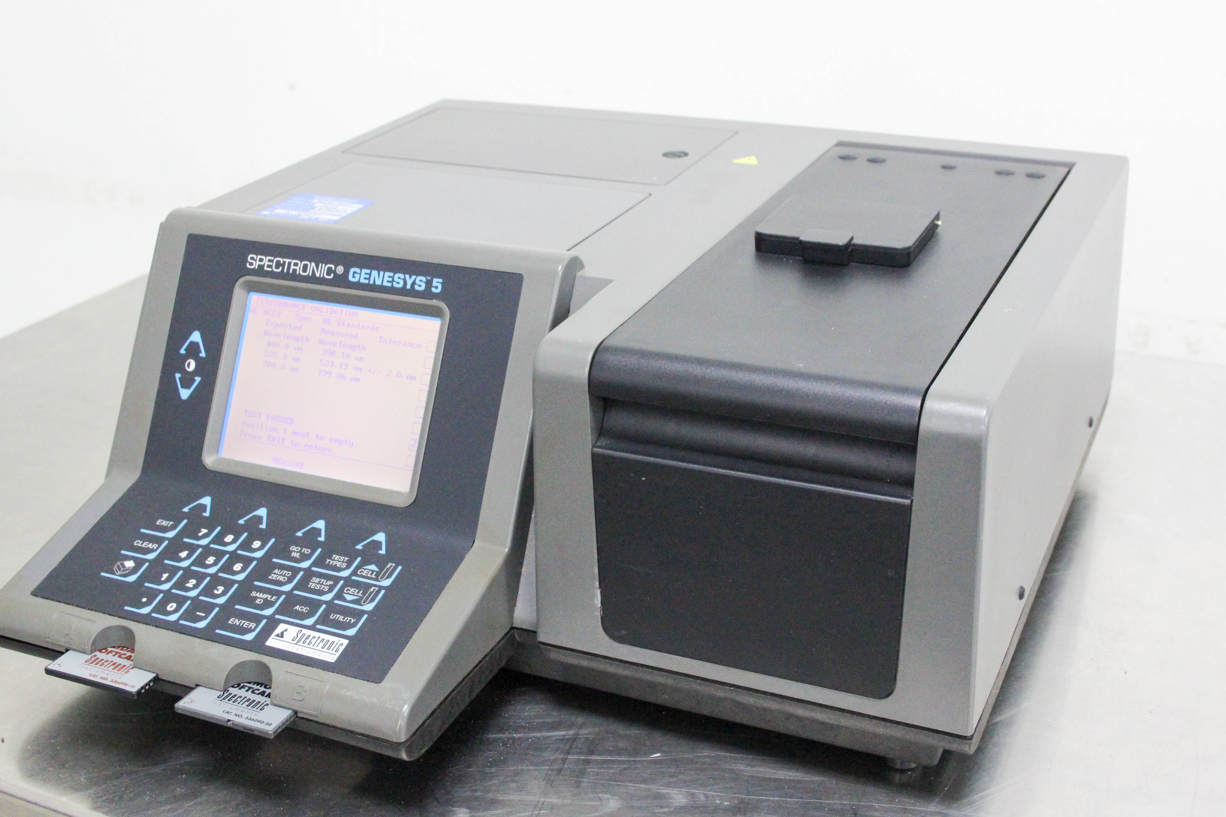 Spectronic Genesys 5 UV-Vis Spectrophotometer Industrial Lab Used 200-1100nm