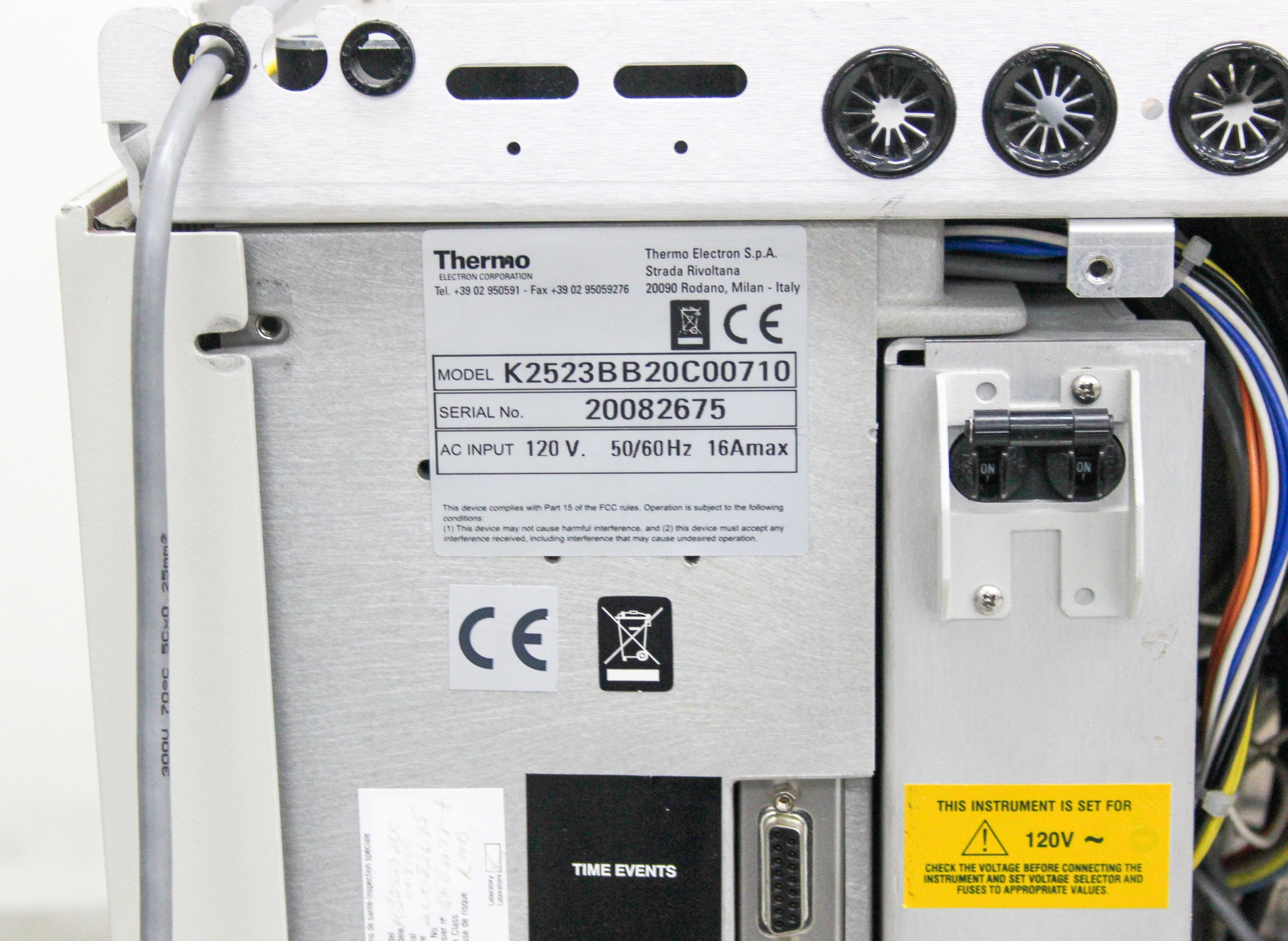 Thermo Trace GC Ultra Gas Chromatograph 450C Range ASIS for Parts 1200CMin