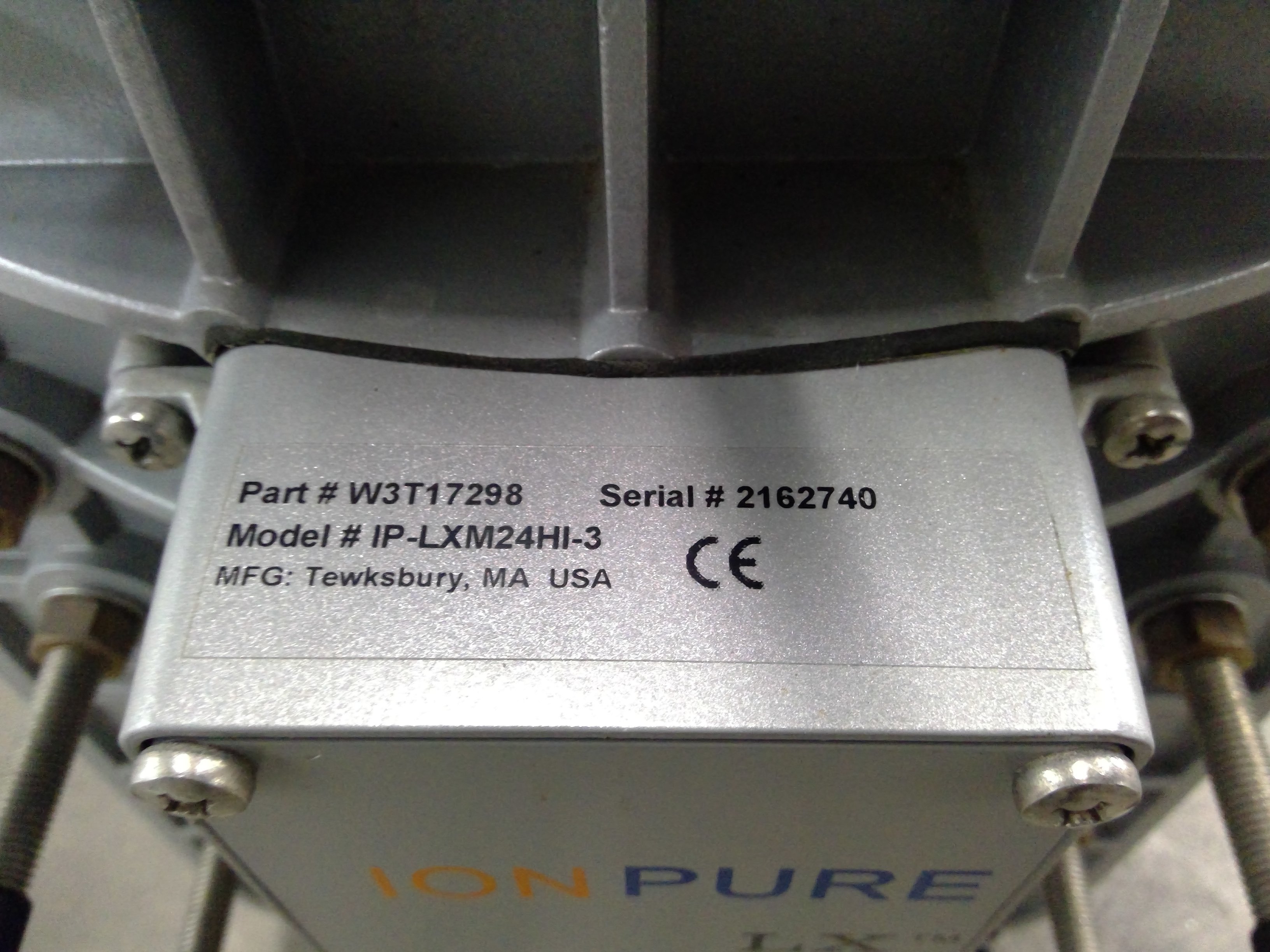 Evoqua IP-LXM24HI-3 Electrodeionization Module Hot Water Sanitizable