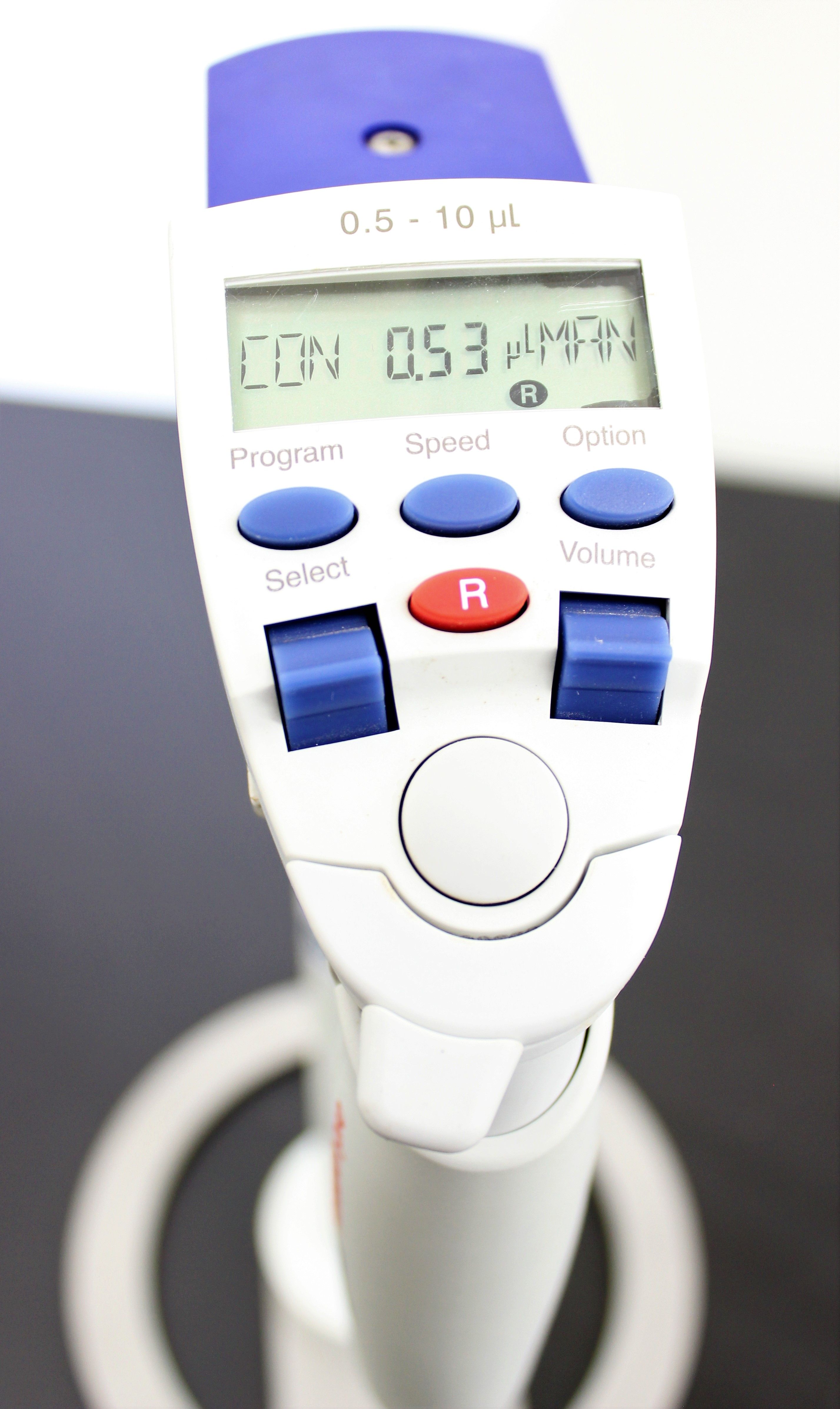 Eppendorf Research Pro Digital Pipette Adjustable 0.5-10ul, Includes Adapter