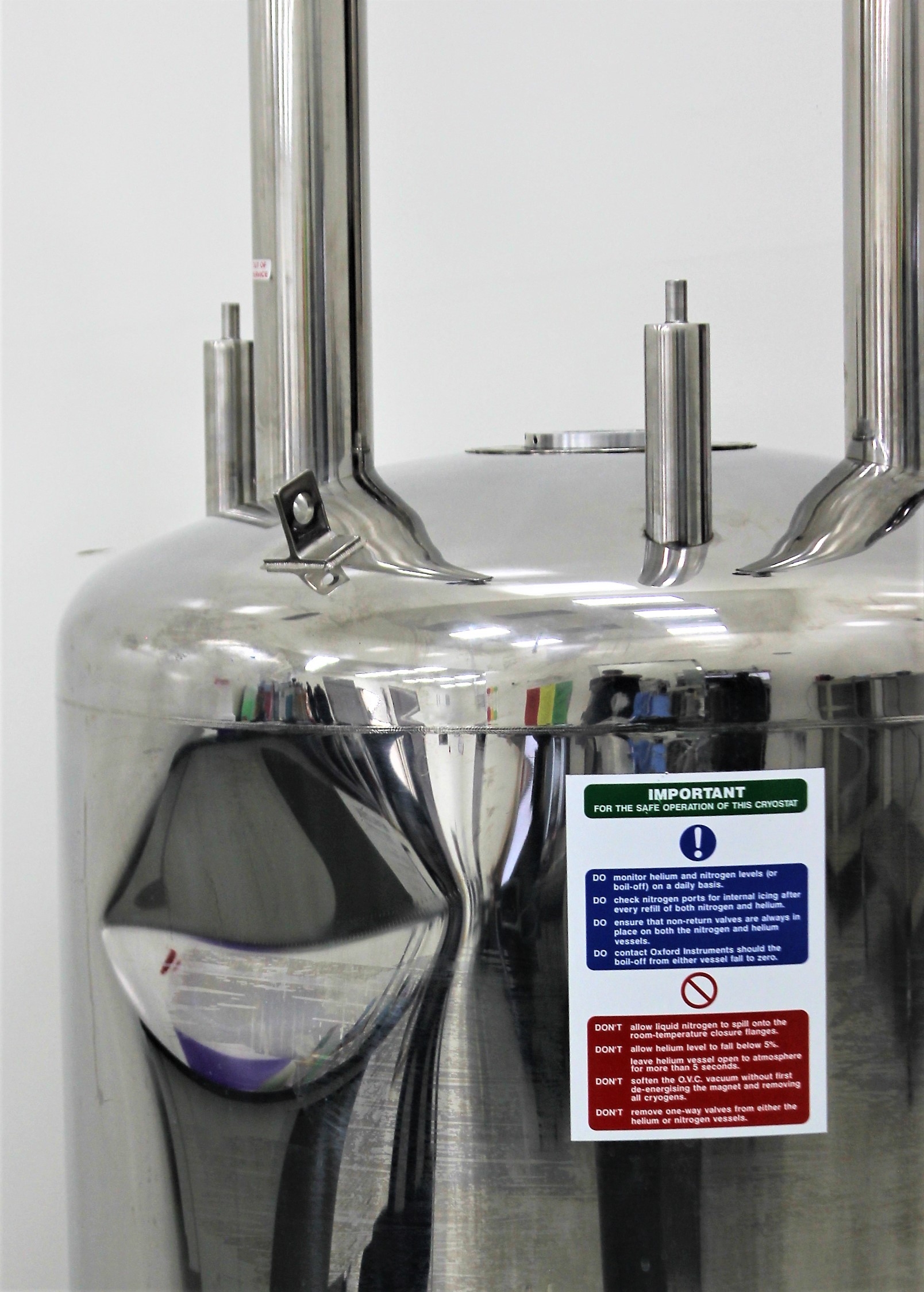Oxford Cryomagnet NMR System Model EUR0004 Spare Parts AS-IS Needs Repair