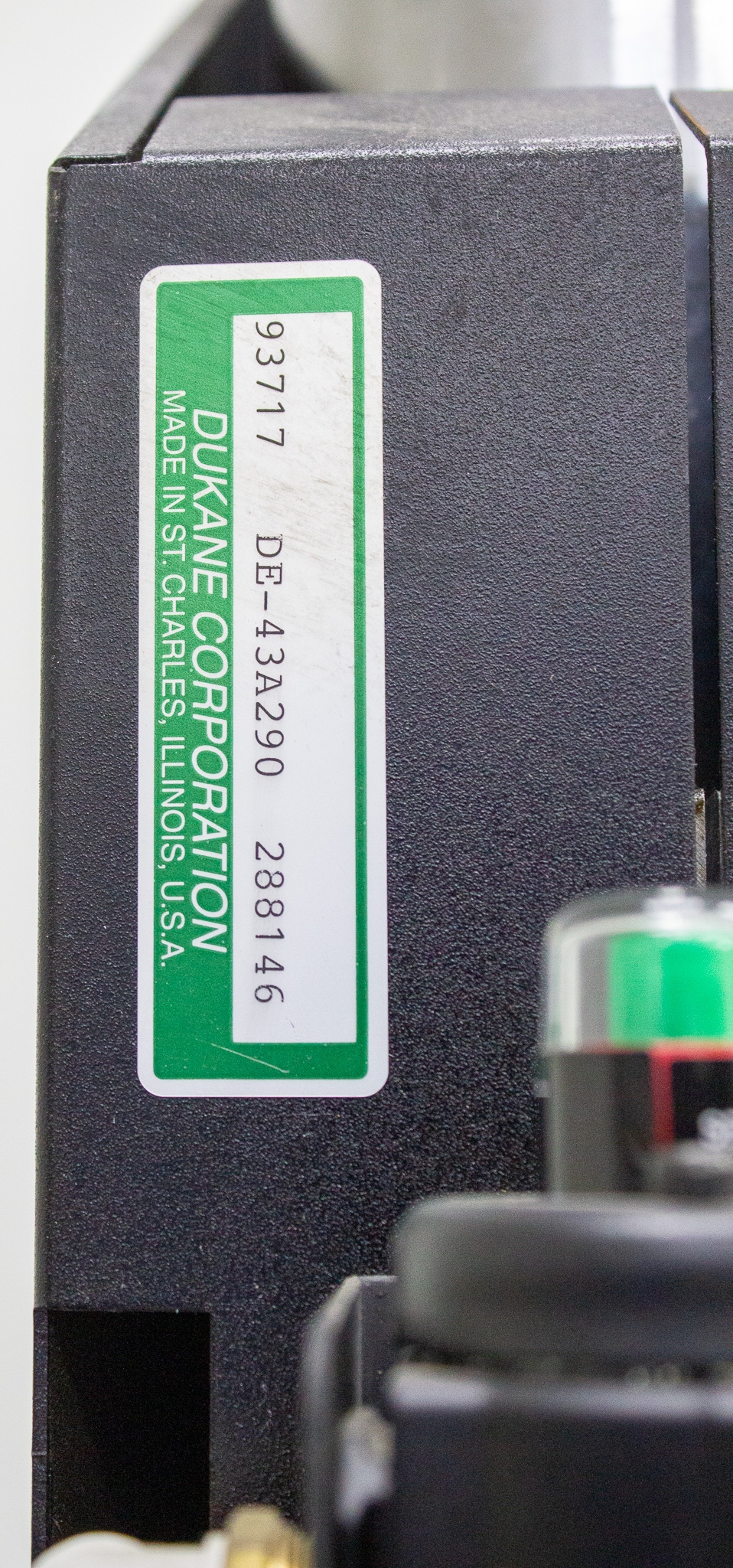 Dukane 340 Press Thruster Ultrasonic Welder Precision Dual Pressure System