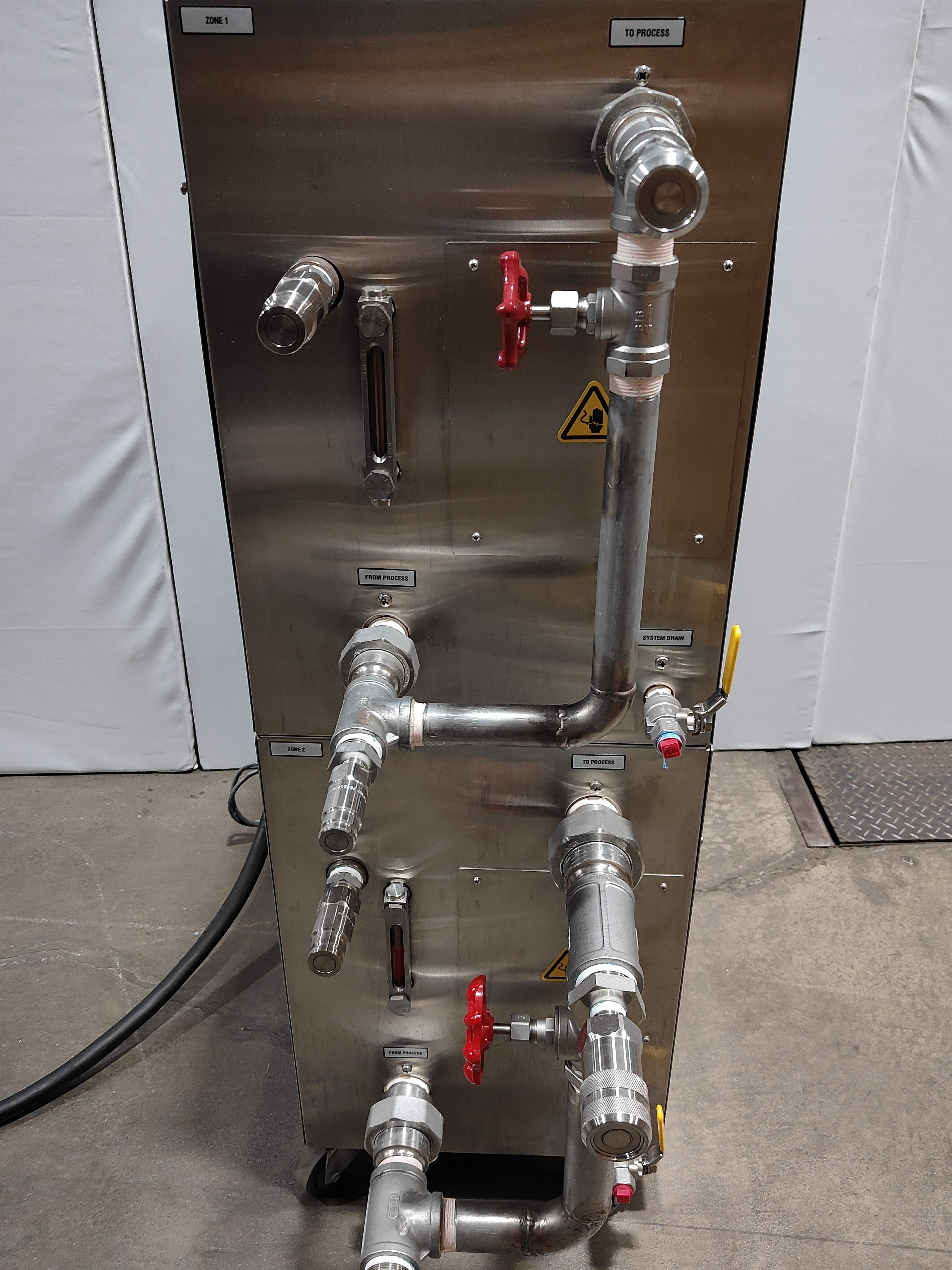 Mokon DZ4300AGE Dual Zone Industrial Water Heater 24kW Per Zone 25 GPM @25Psi