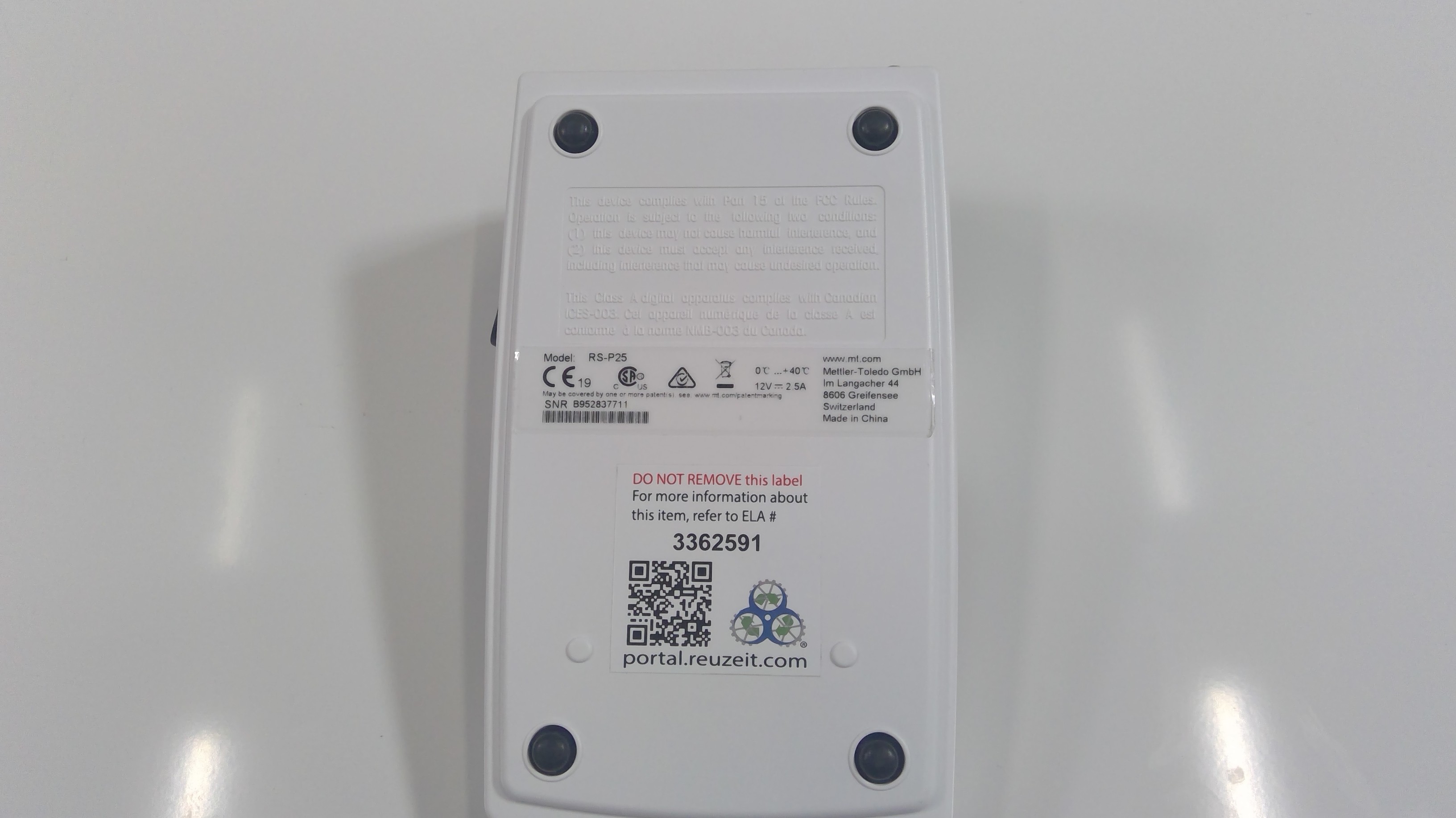 Mettler Toledo RS-P25 Printer with Reliable Operation Used