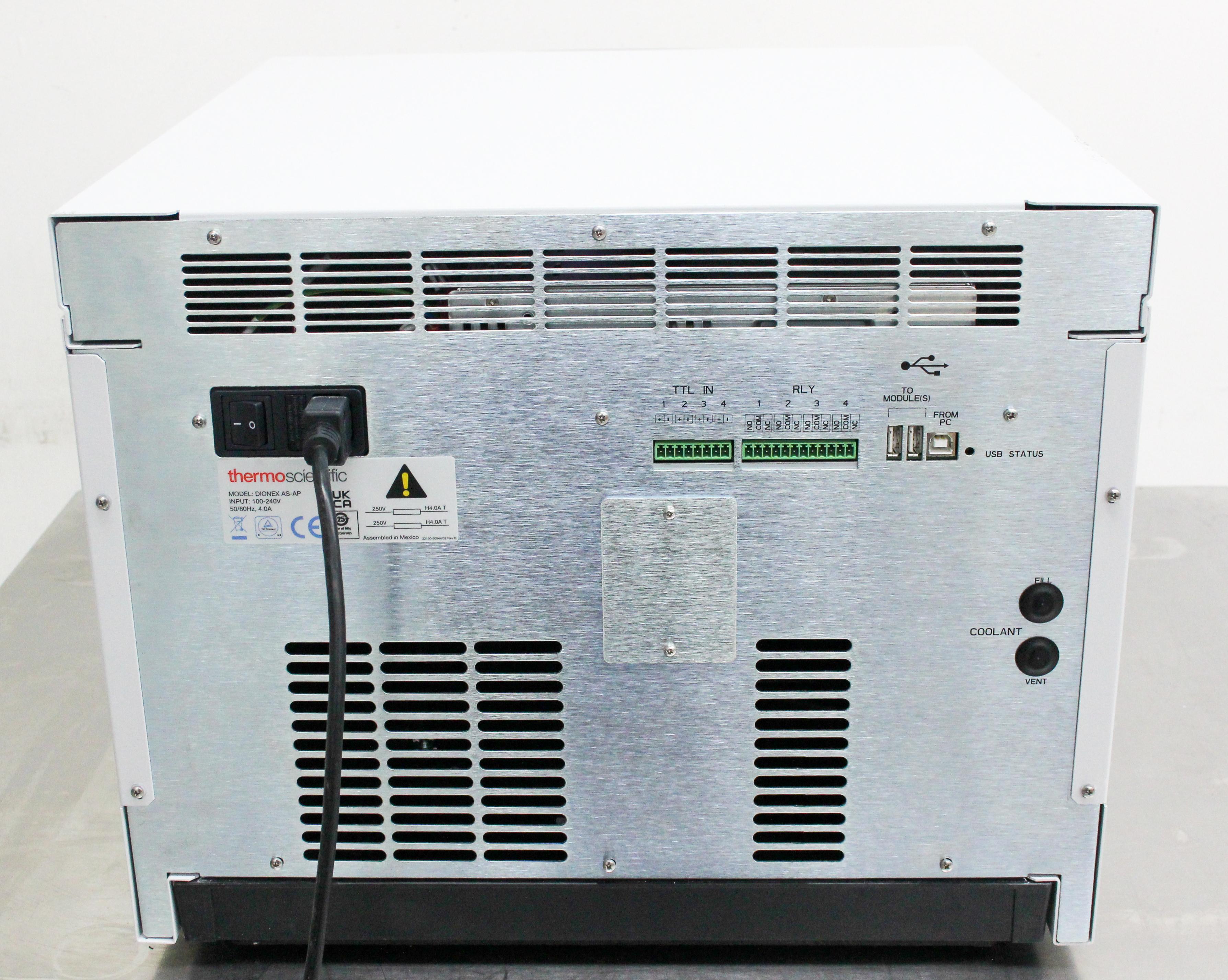 Thermo Dionex AS-AP Autosampler High Capacity IC Sampling System