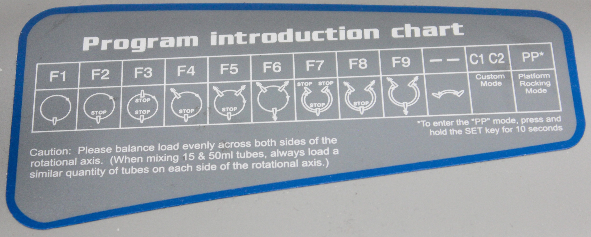 Benchmark R4045 Rotating Mixer 30-Tube Capacity Variable Speed 65 RPM 70C