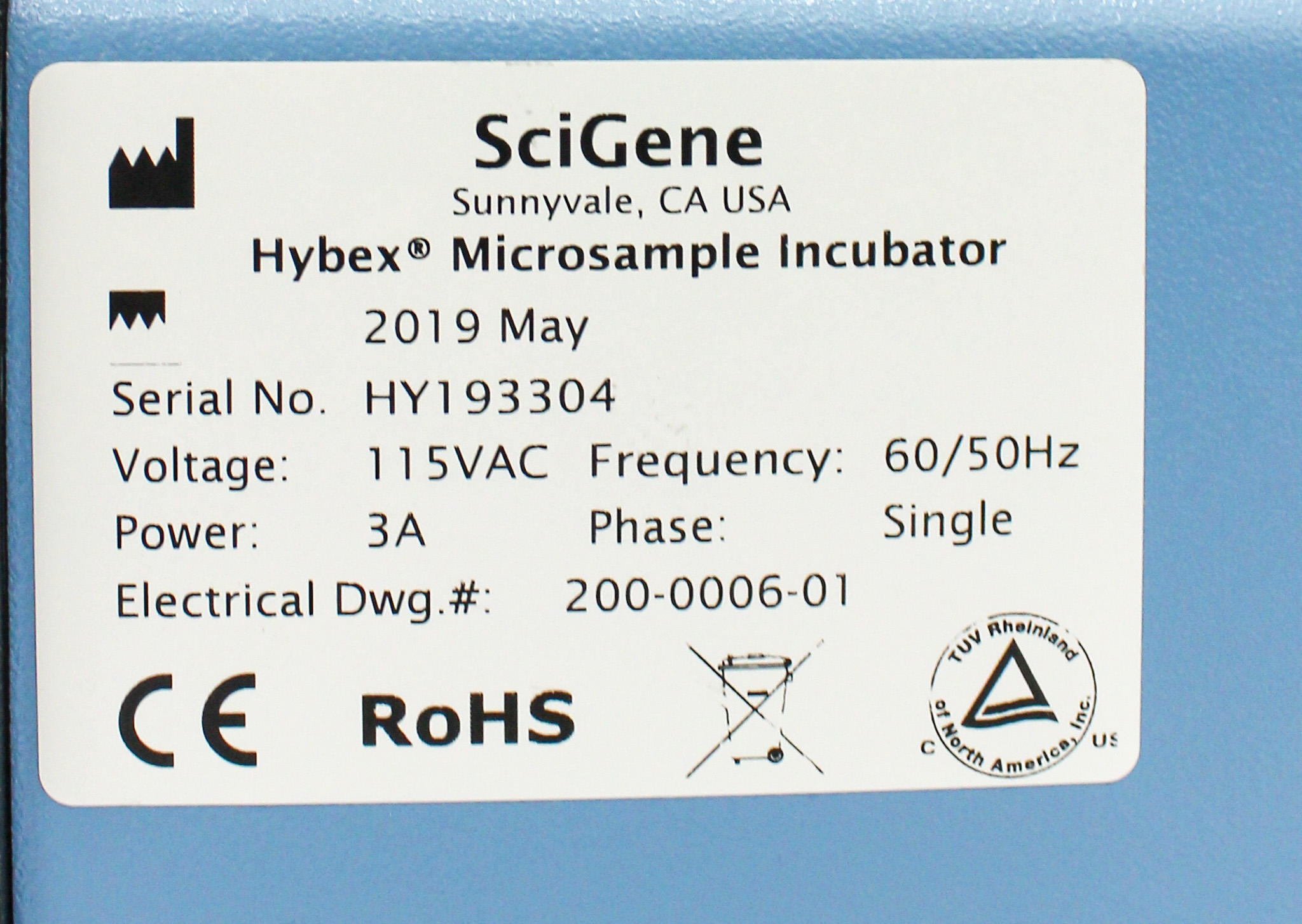 Scigene Hybex Microsample Incubator with Heated Lid & Variable Block Sizes